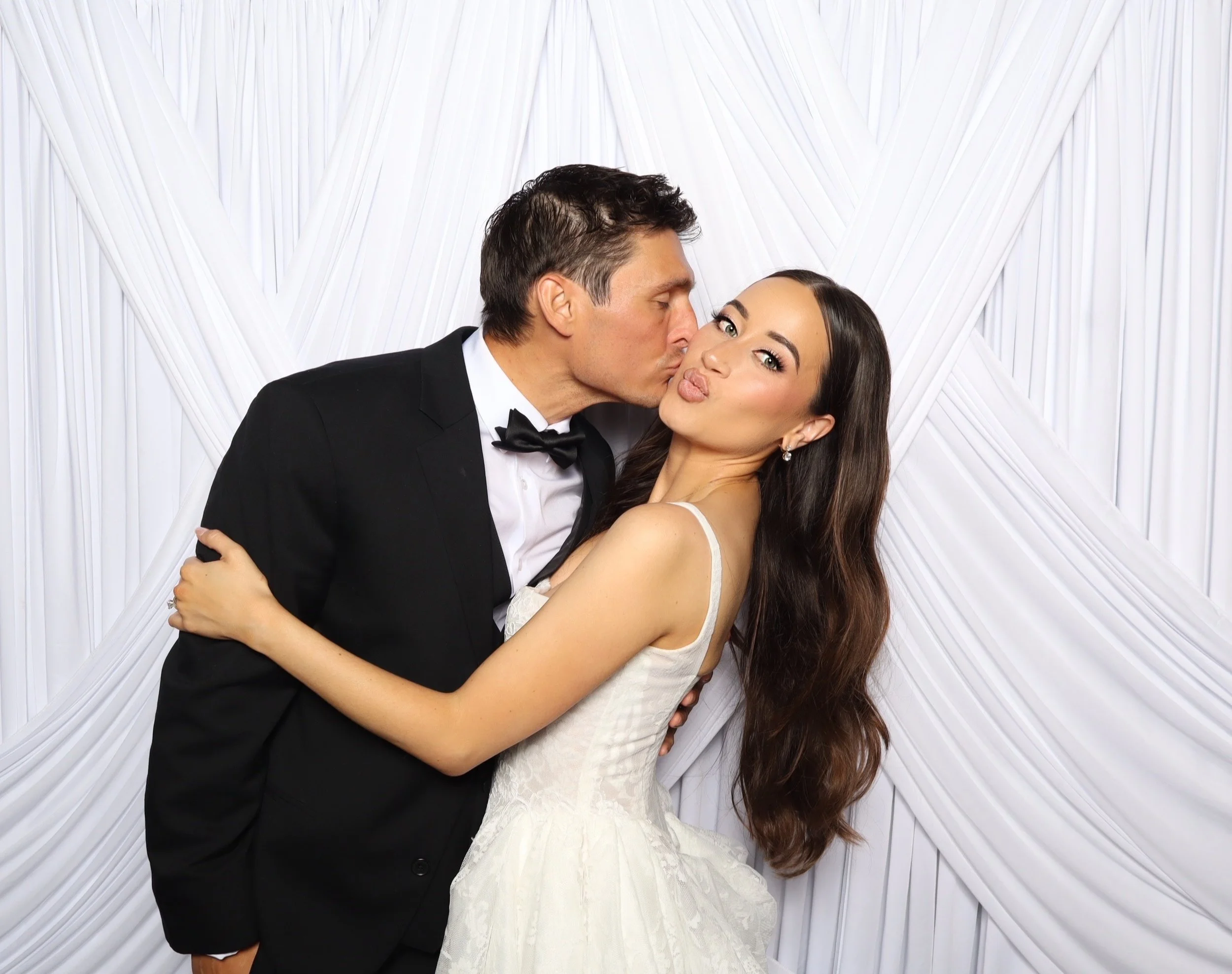 Draped Wedding Photo Booth                                       at Monserate Winery 