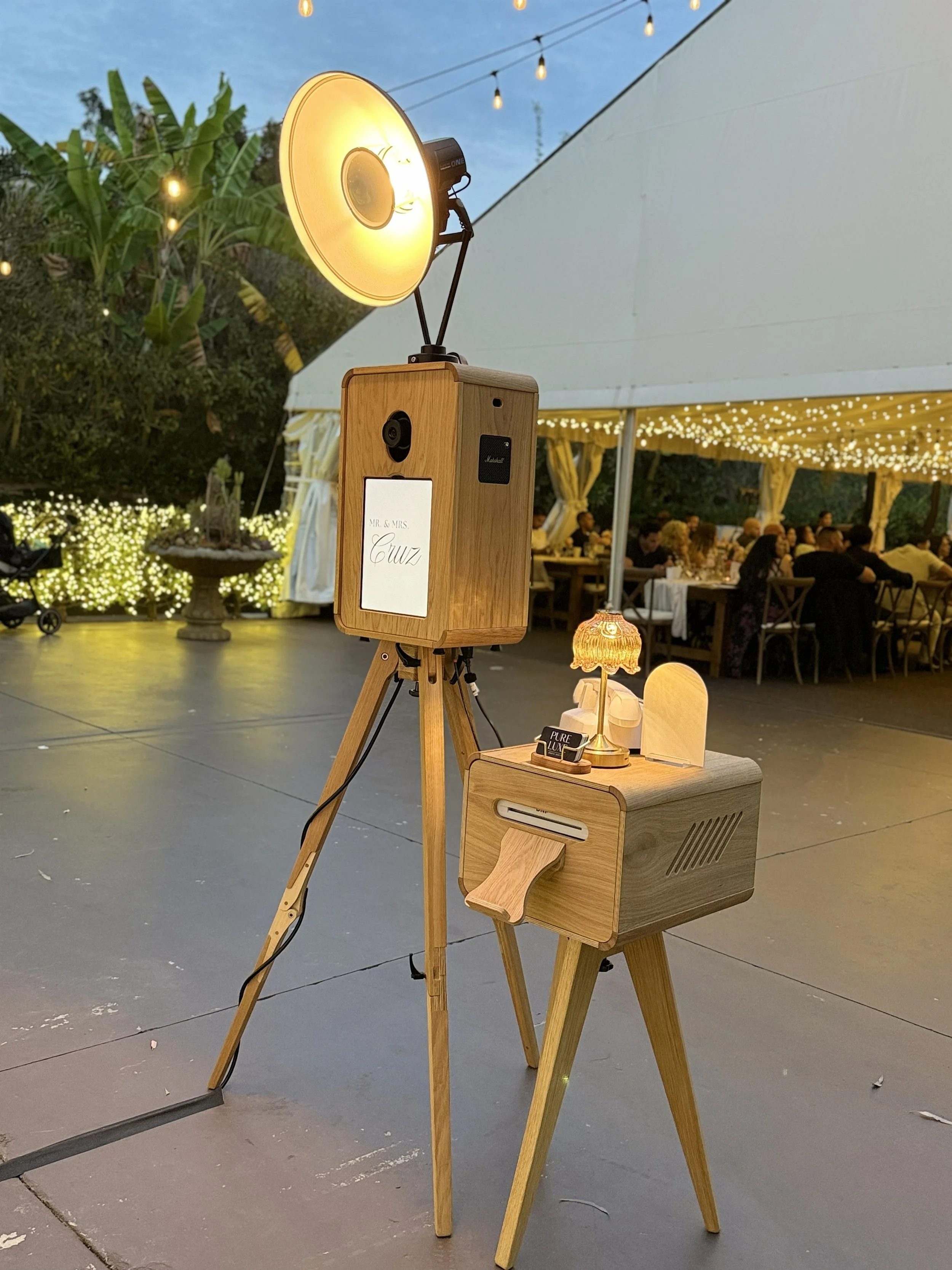 Wedding Wood Photo Booth