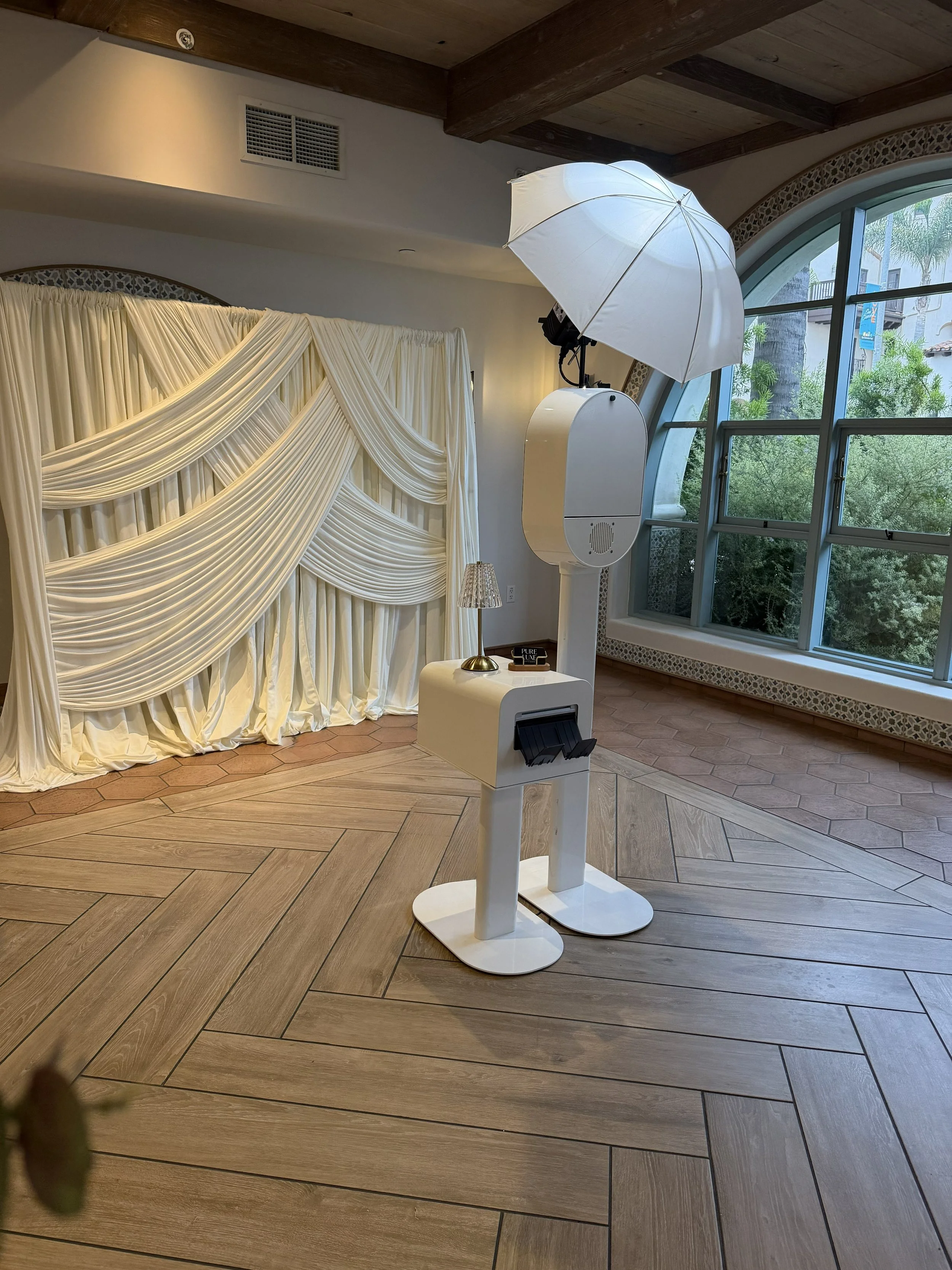 Photo Booth with Draping