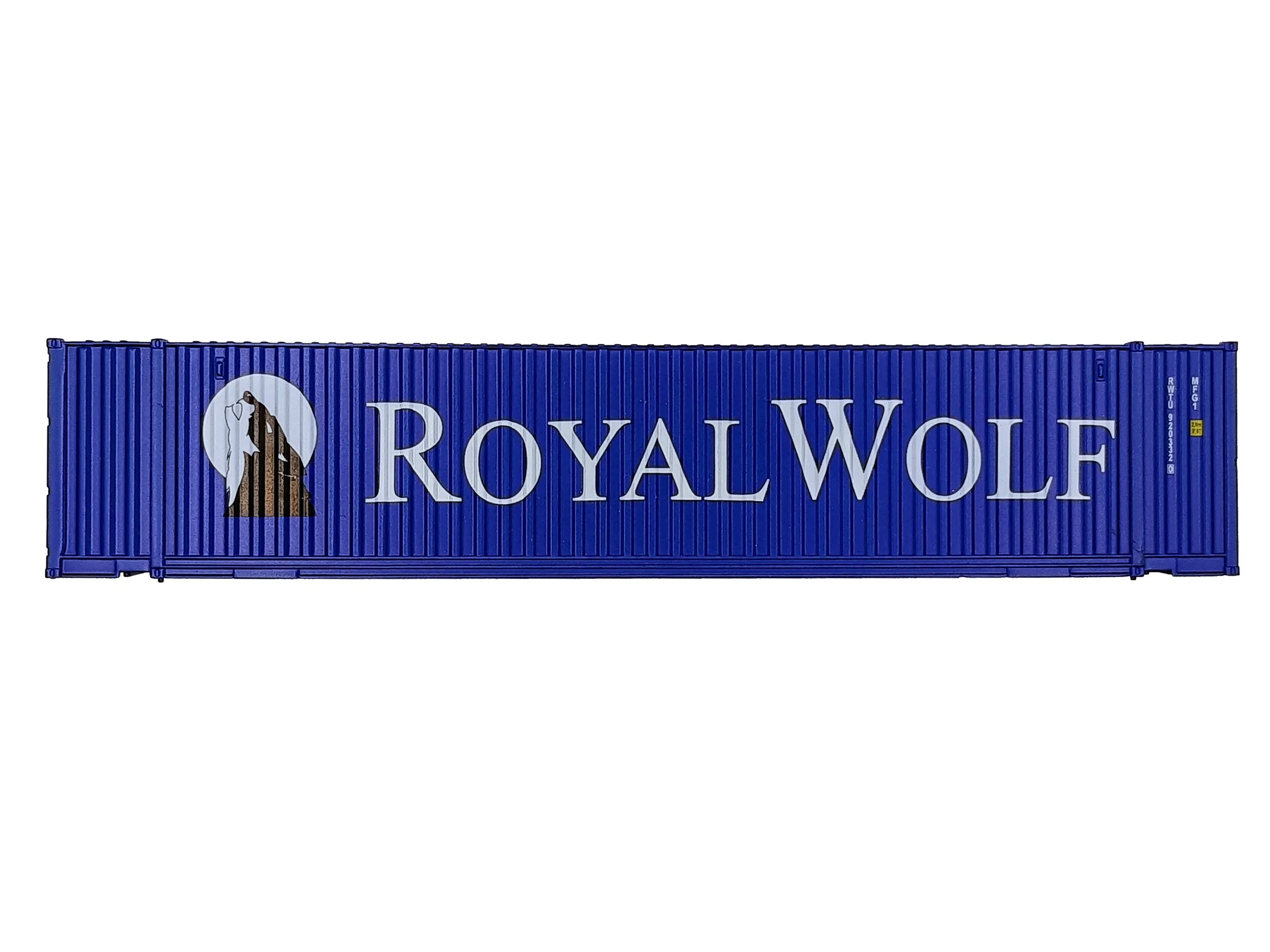 N Scale royal wolf Blue 48ft