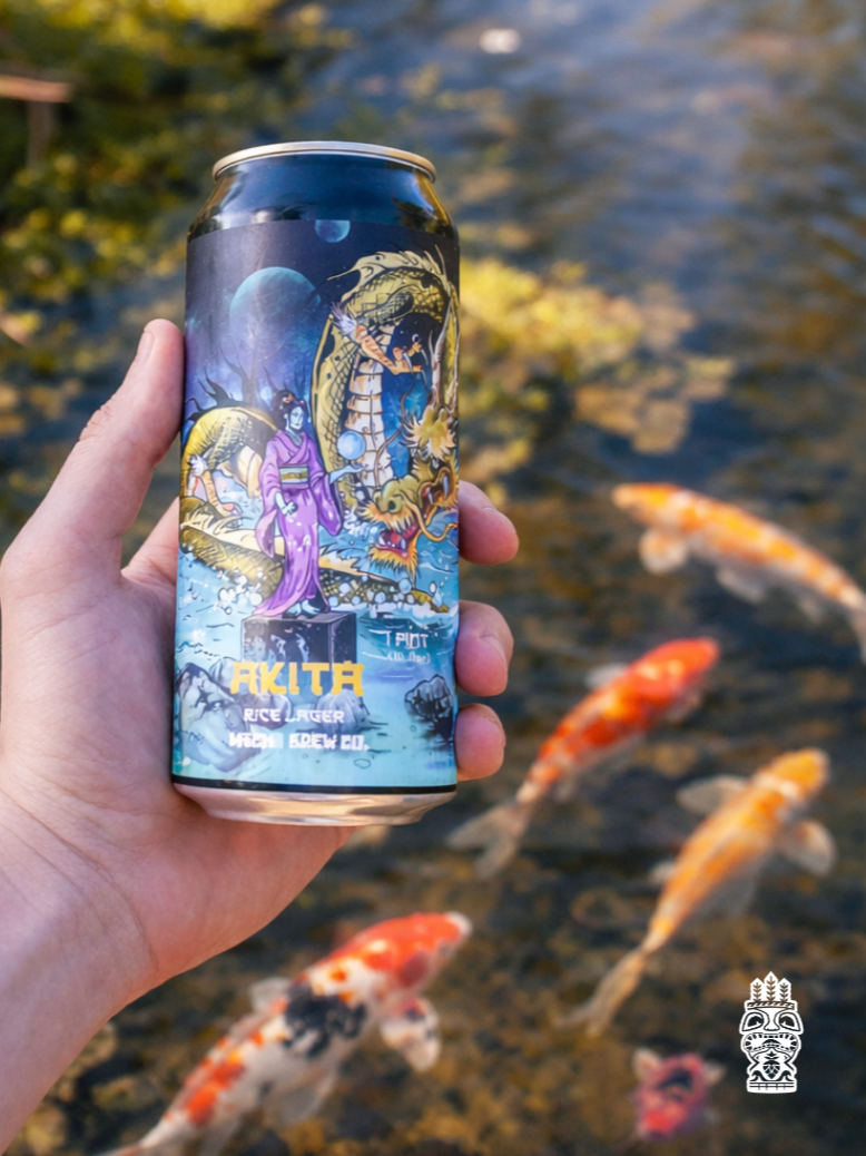 Akita - Rice Lager | 5%  | Available in 4-Packs