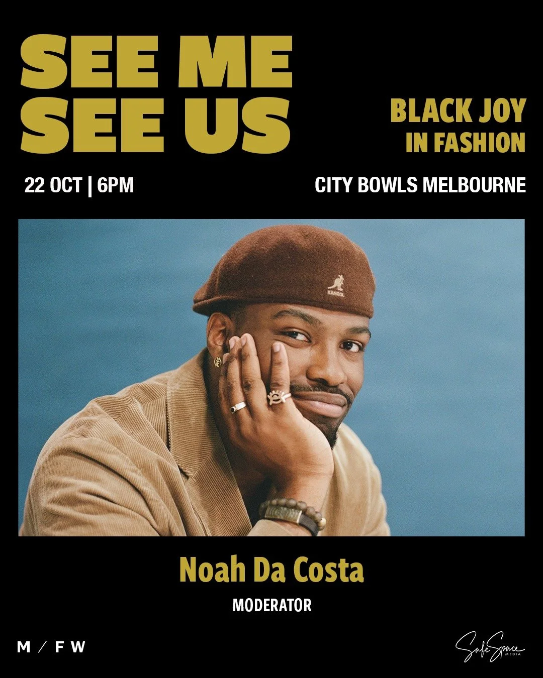 📸The Black Lens📸 - Meet your Moderator @noahdacosta_ 

Noah daCosta is a UK-born, Melbourne-based interviewer, event curator, and creative working at the intersection of music, culture, fashion, and community. With a background in radio, media prod