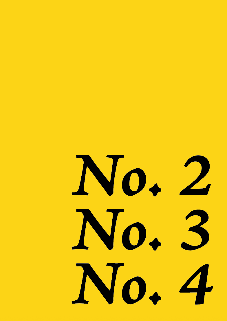 One-year subscription (No 2-4, print)