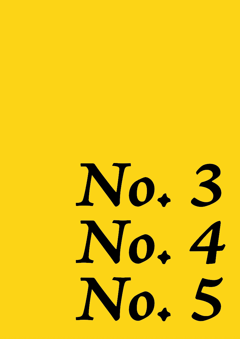 One Year Subscription (No 3-5, print)