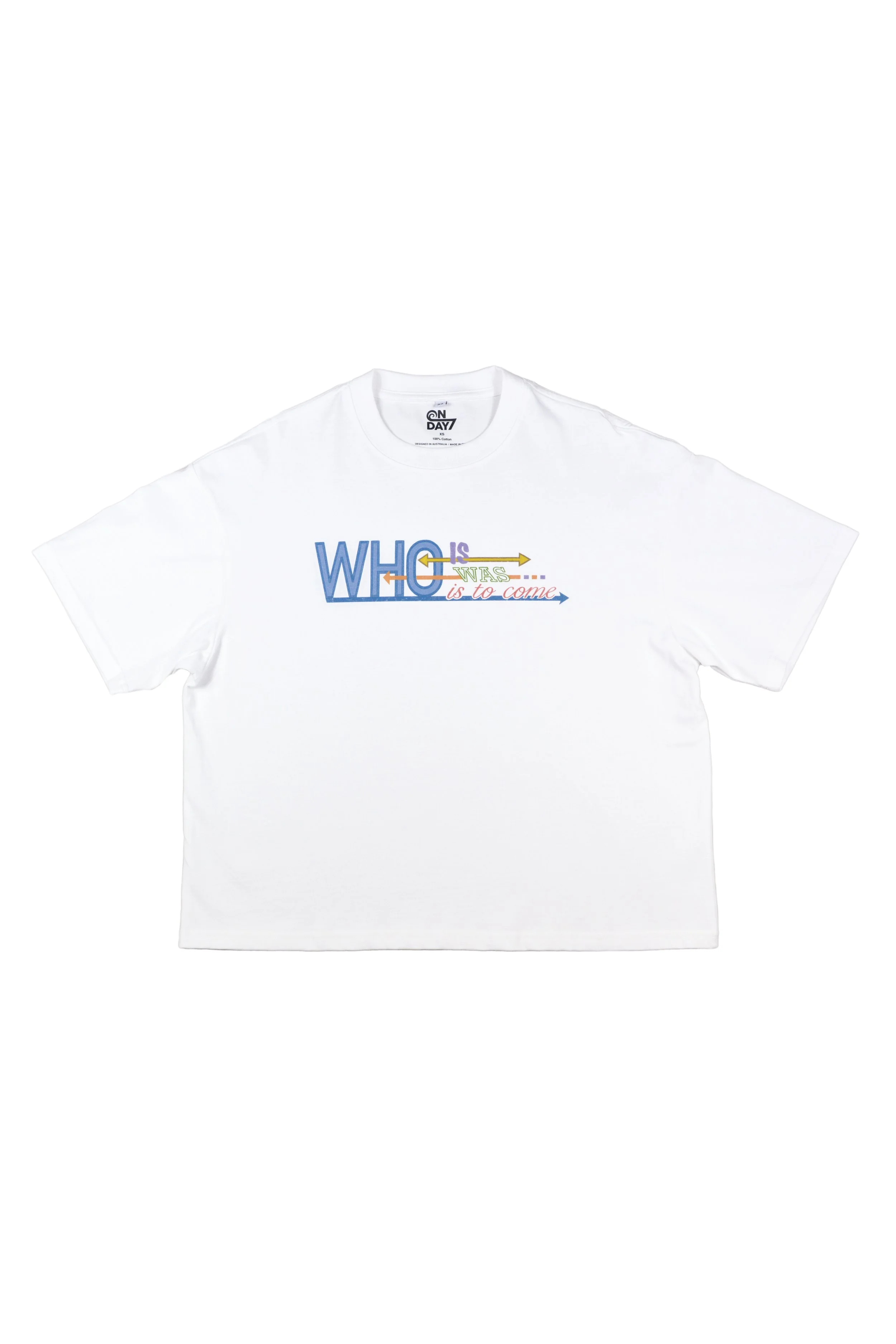 WHO IS TO COME BOXY TEE - WHITE