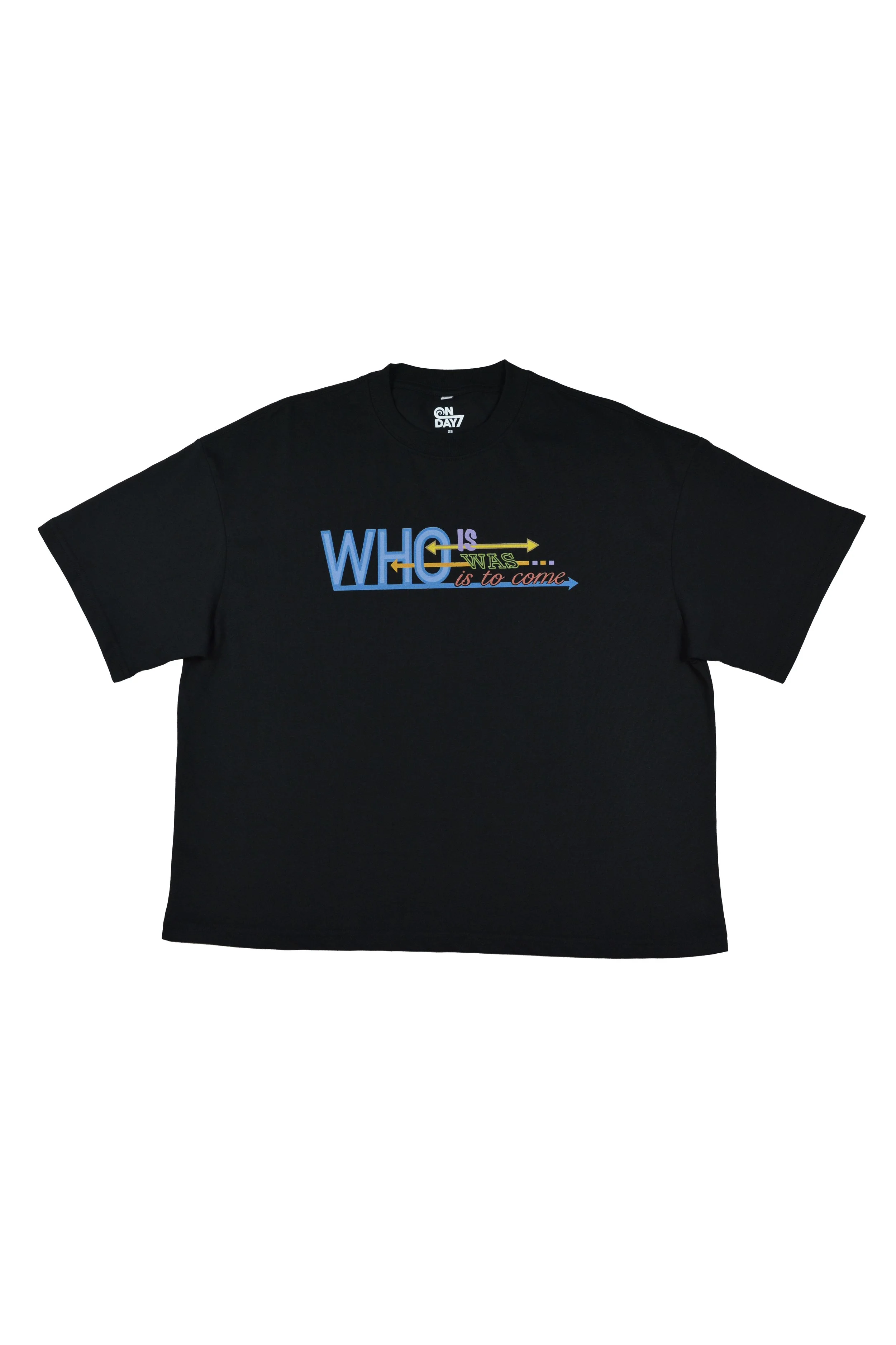 WHO IS TO COME Boxy Tee - Black