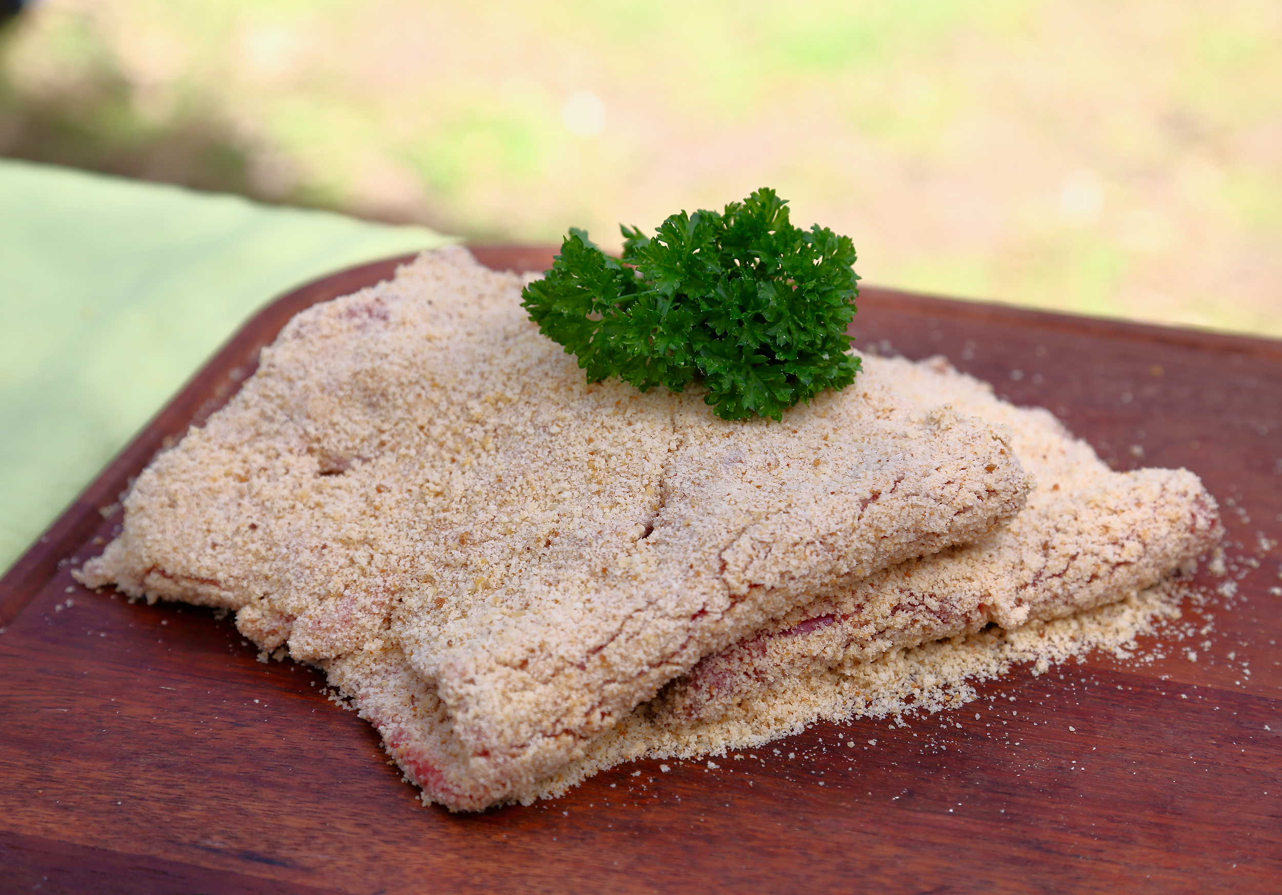 Crumbed Beef Schnitzel