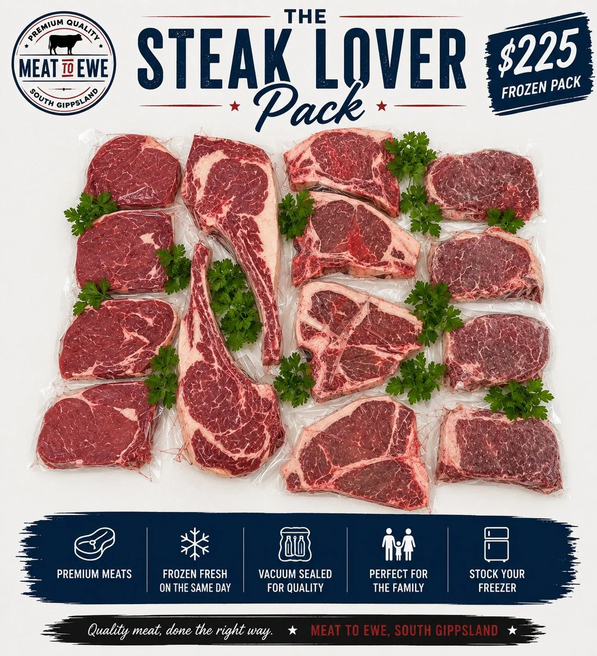 The Steak Lovers Frozen Pack