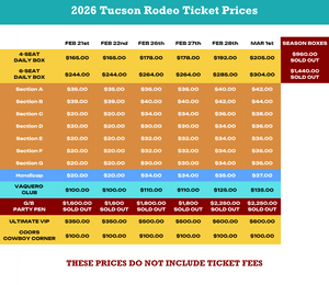Ticket Info — Tucson Rodeo