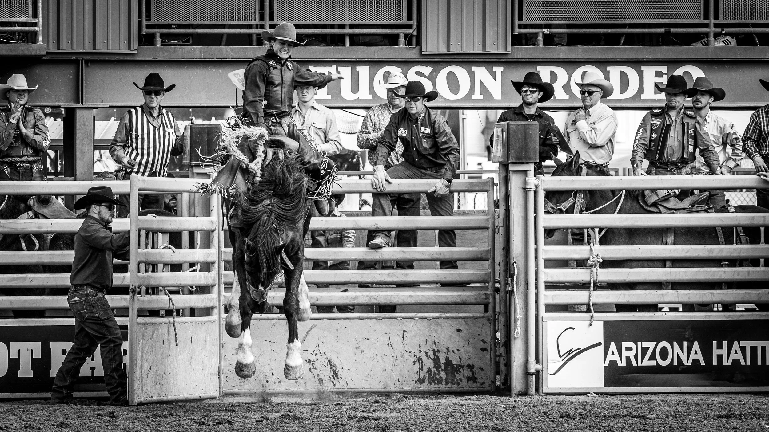 Saddle Bronco Riding — Tucson Rodeo
