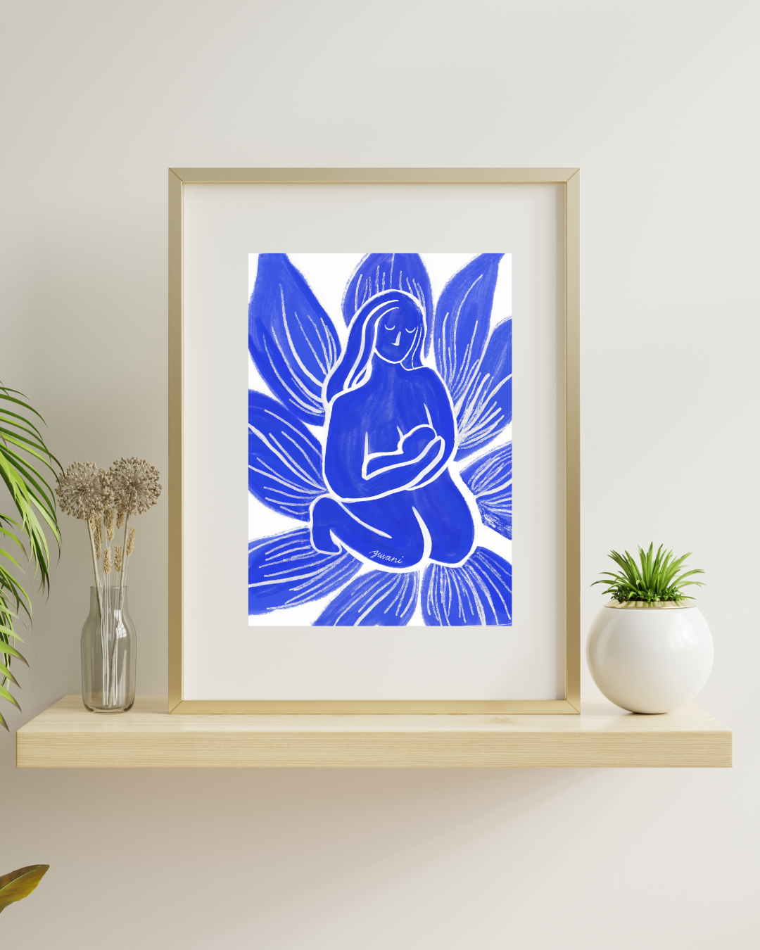 Breastfeeding Mama Art Print