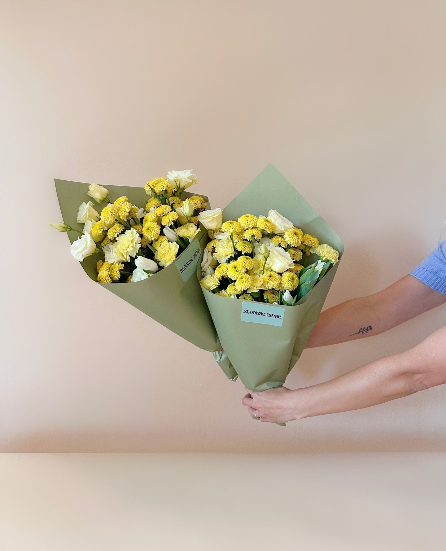 Meet our Buttercream Bouquet &mdash; a dreamy, whipped blend of soft lisianthus, lemony carnations &amp; daisies, and fresh seasonal white tulips. Sweet, soft, and oh-so-creamy!⁠
⁠
Available now for delivery Adelaide-wide 🍦

#adelaideflowerdelivery 
