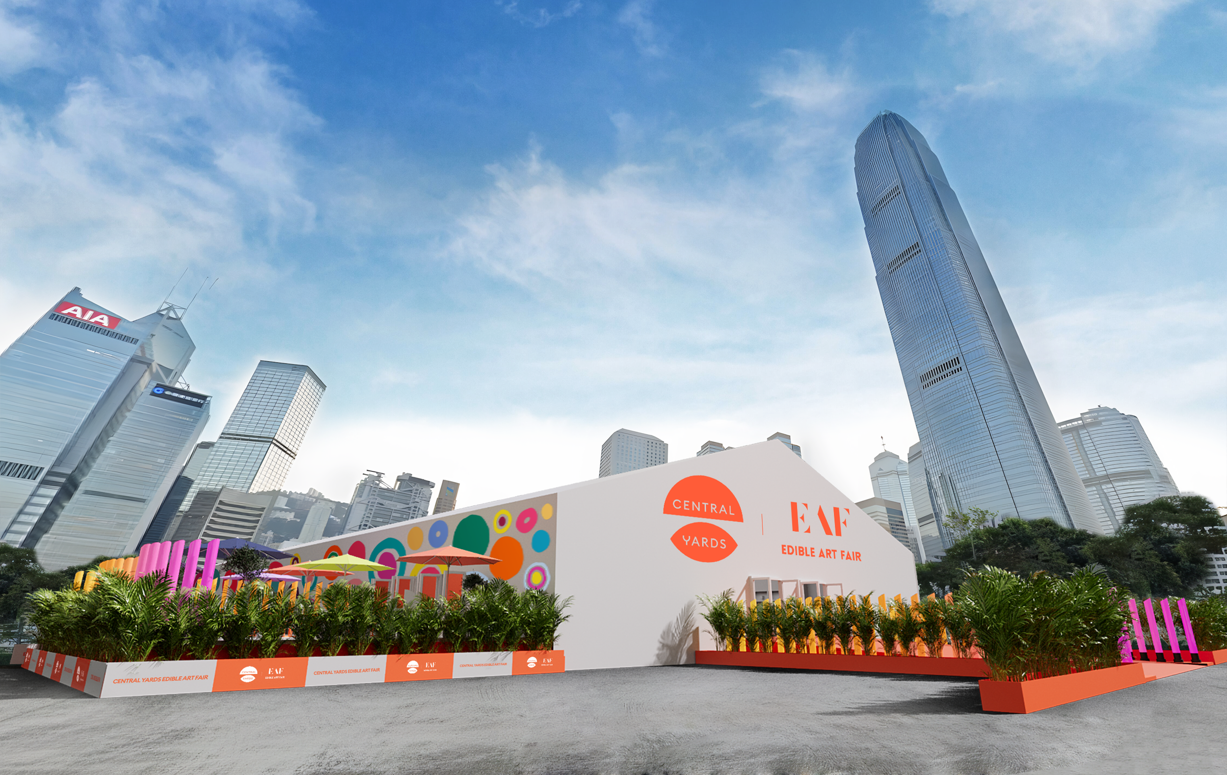 Central Yards Edible Art Fair Tent Render