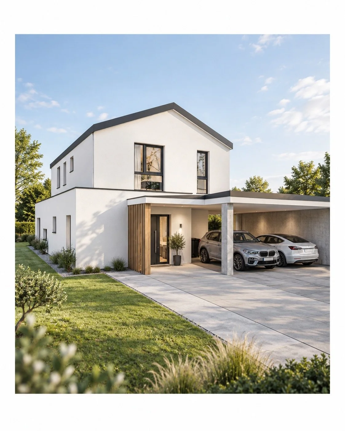 HAUS IL1

Einfamilienhaus auf sehr schmalen Grundst&uuml;ck. Durch das abstandbedingte Zur&uuml;ckversetzen des Obergescho&szlig;es gelingt trotzdem eine gut nutzbare Hausbreite. 
#architecture #hausbau #dopplerarchitektur