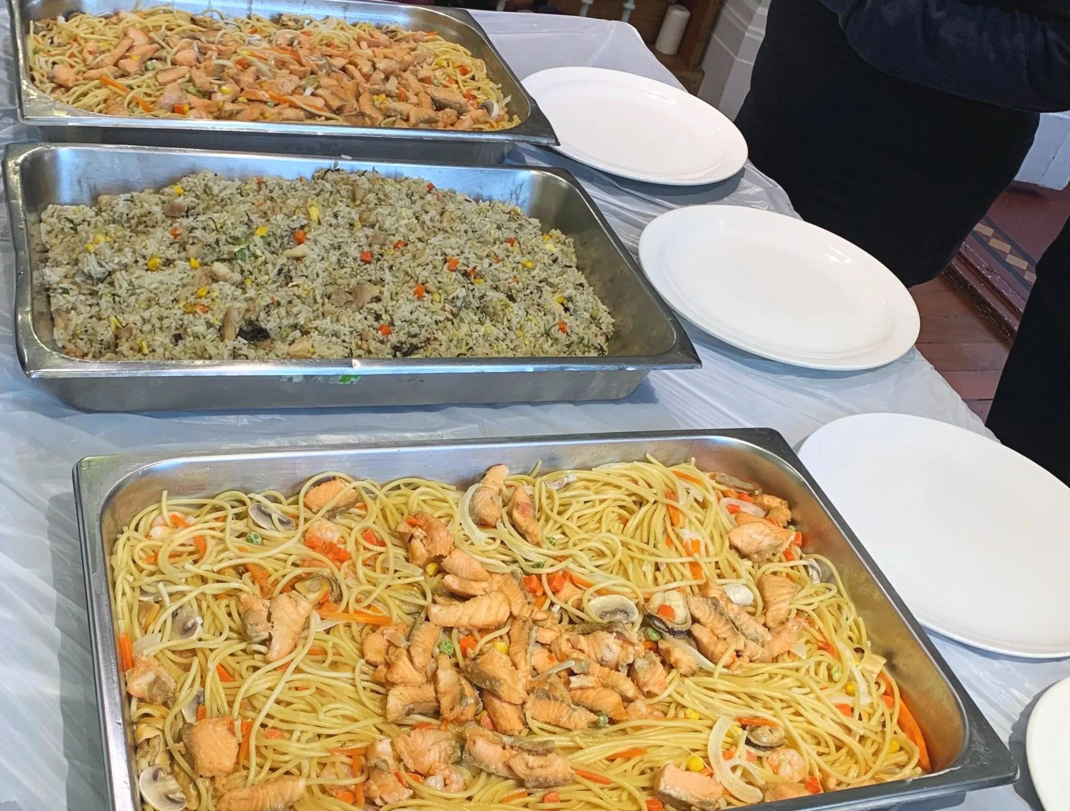 Community lunch is ready