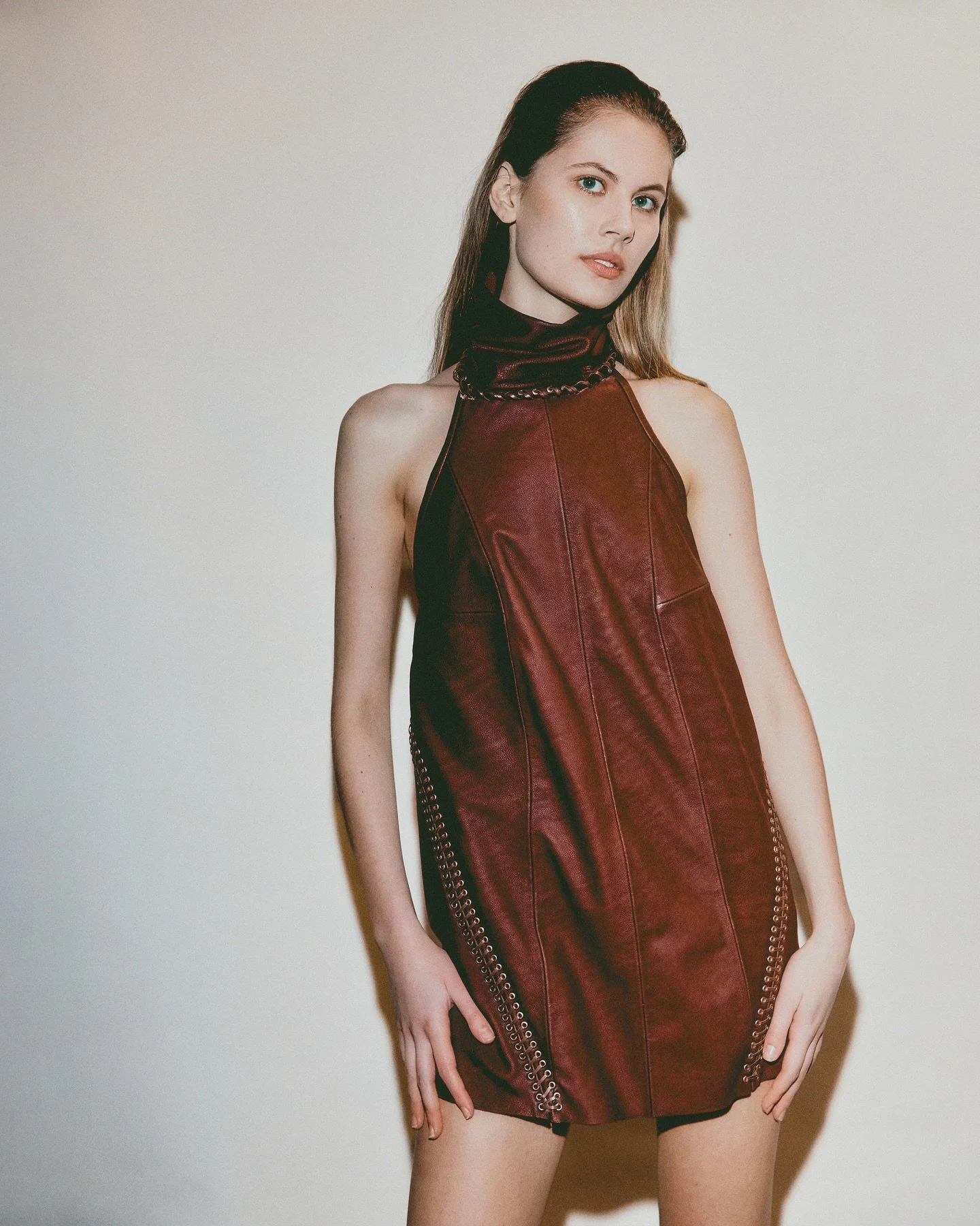 the Shoshin dress in leather

A deadstock bovine dress so intricately woven together, three separate craftsmen and woman worked to create this one of one dress.

Photography @joshszeto_ 
Talent @monikapalinich
@eliav_meltzer 
@nickelandyoung