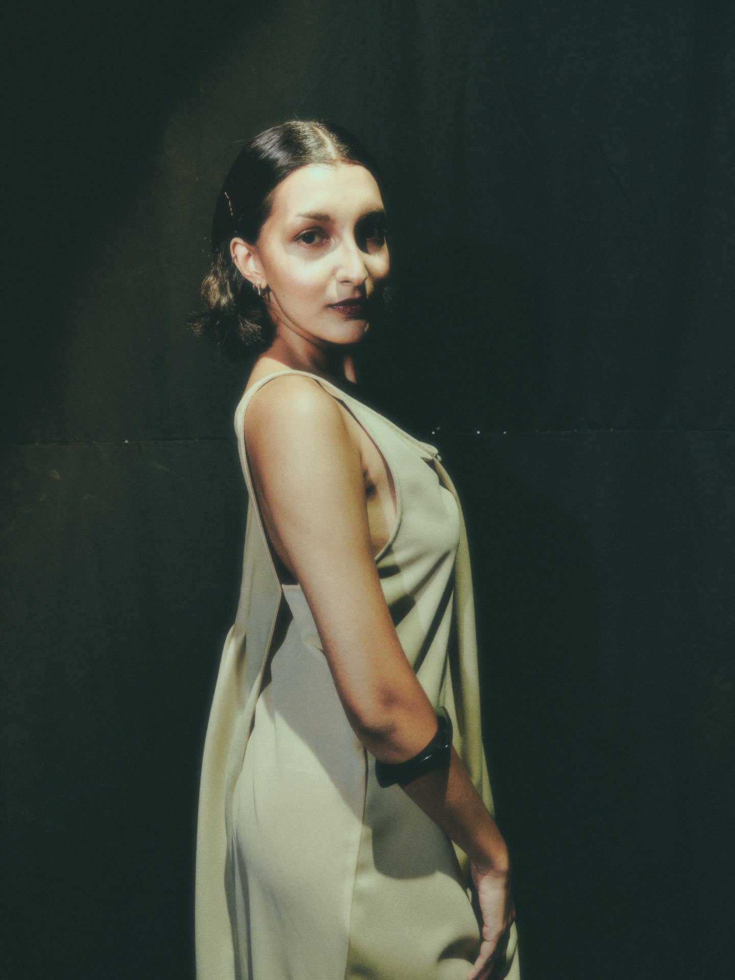 BURNING OAK, NOVEMBER Look 3 details
NZ Wool gabardine dress with silk crepe insert

Producer &amp; Head Makeup @jesslouisemacrae 
Photography @joshszeto_ 
Head Operations @rohannarastkar 
Head Hair @doh_rah_28 @urbankurlstudio 
Model @thrisha.anand 