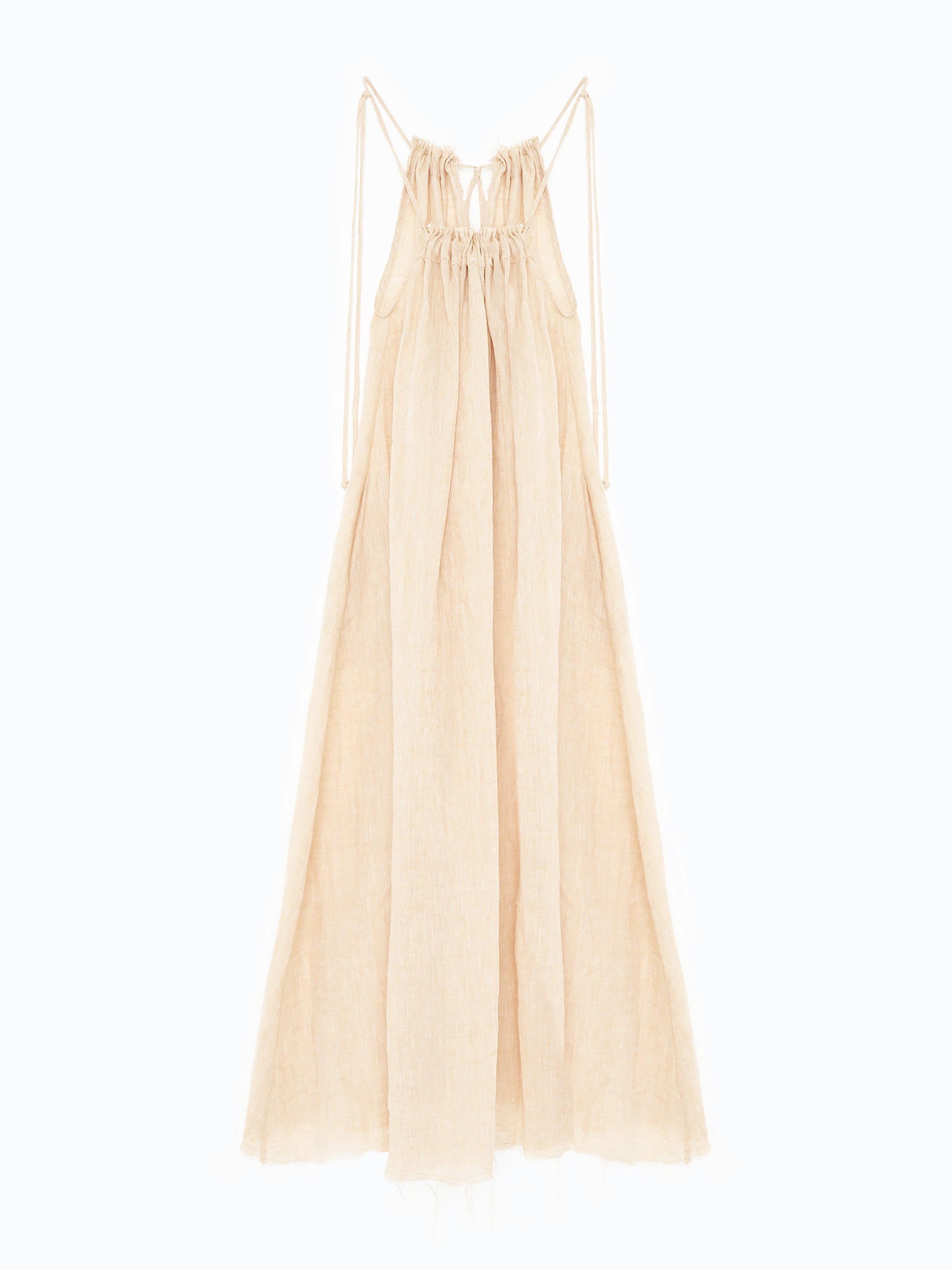 Daf Nimkovsky Yellow Nippers Dress in Linen