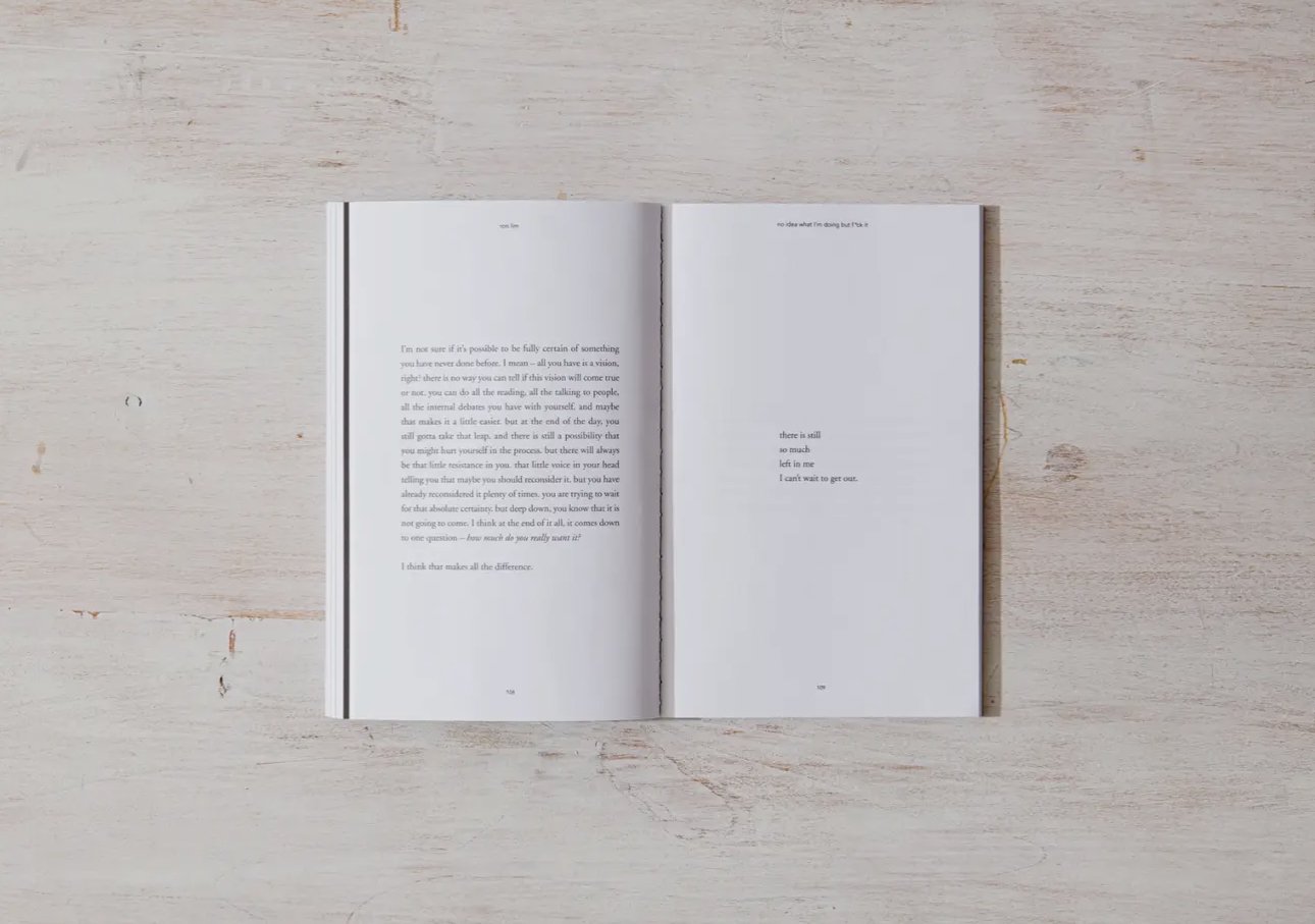 No Idea What I'm Doing But F*CK It – Poetry & Prose by Ron Lim