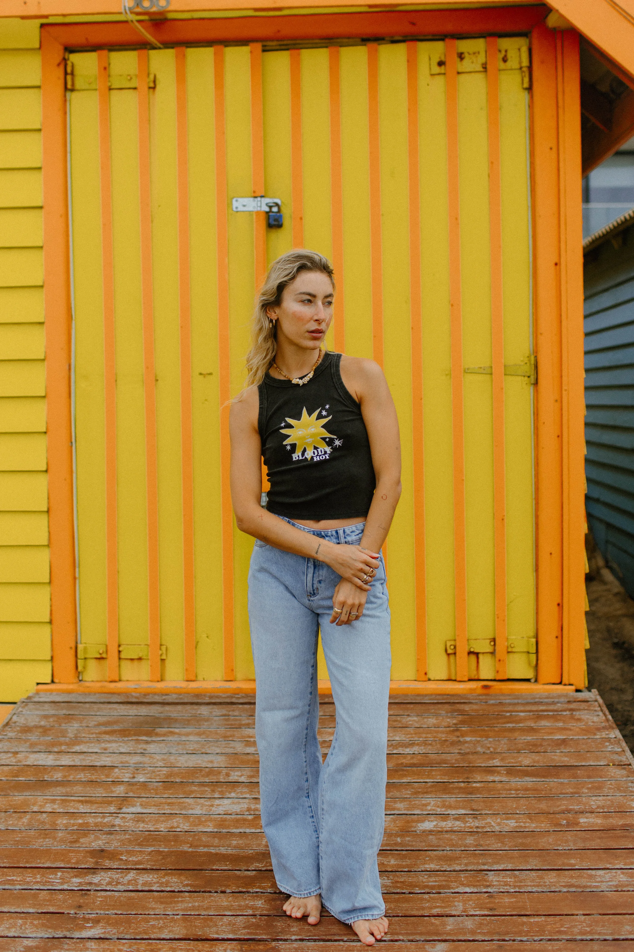 bloody hot vintage tank top