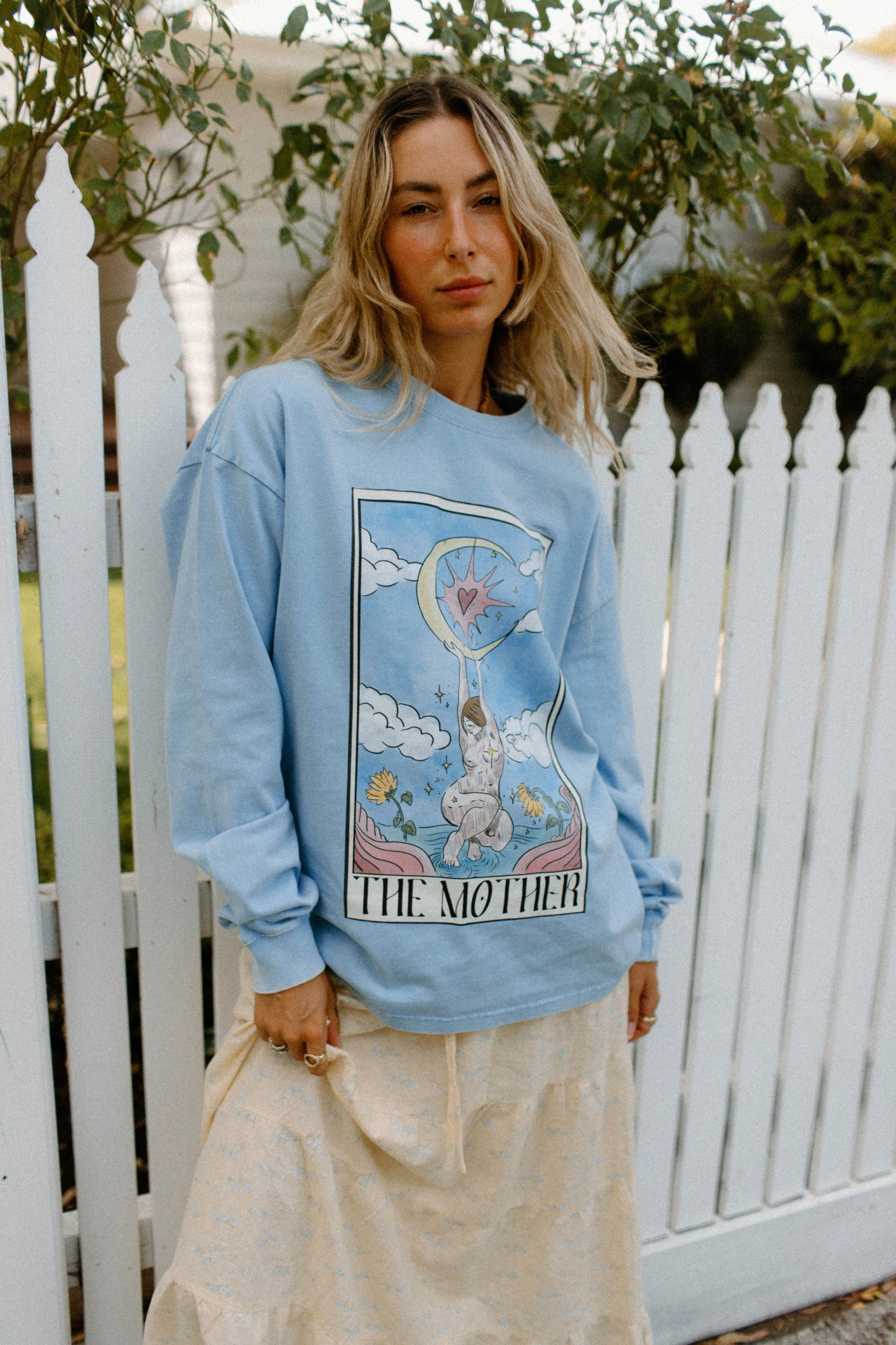 the mother acid wash long sleeve