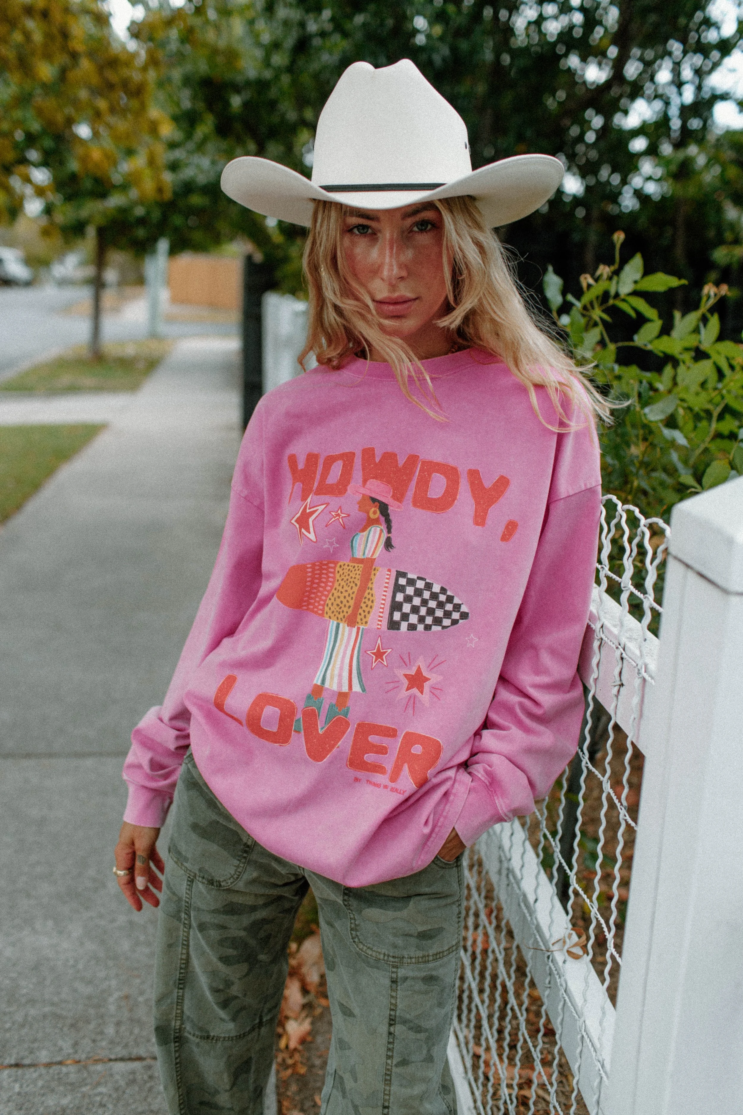 howdy lover long sleeve shirt