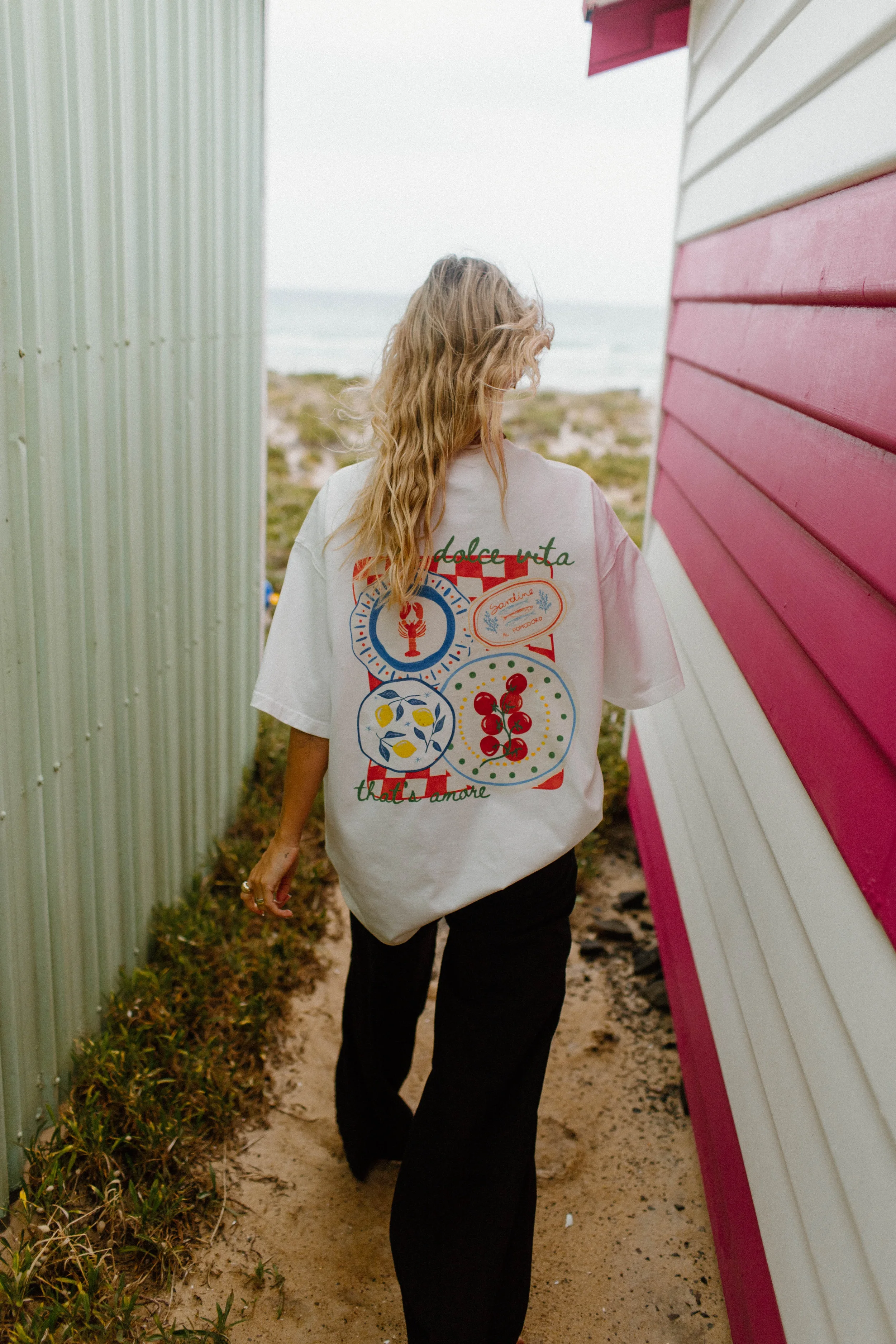 la dolce vita oversized tee