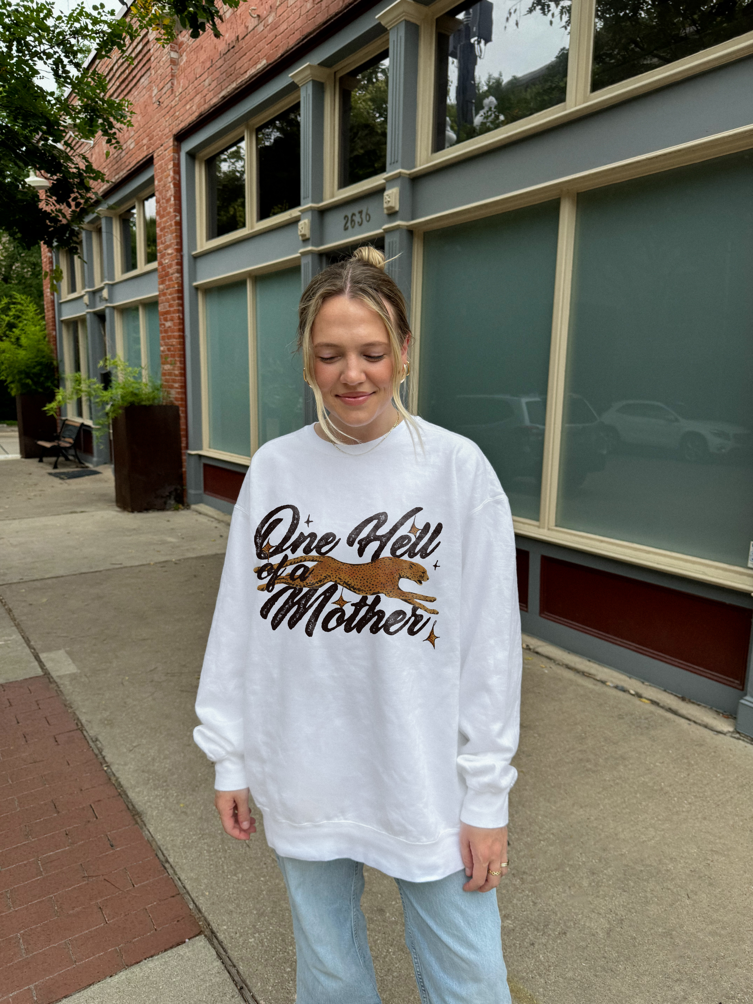 CC 1566 Sweatshirt - White Front.png