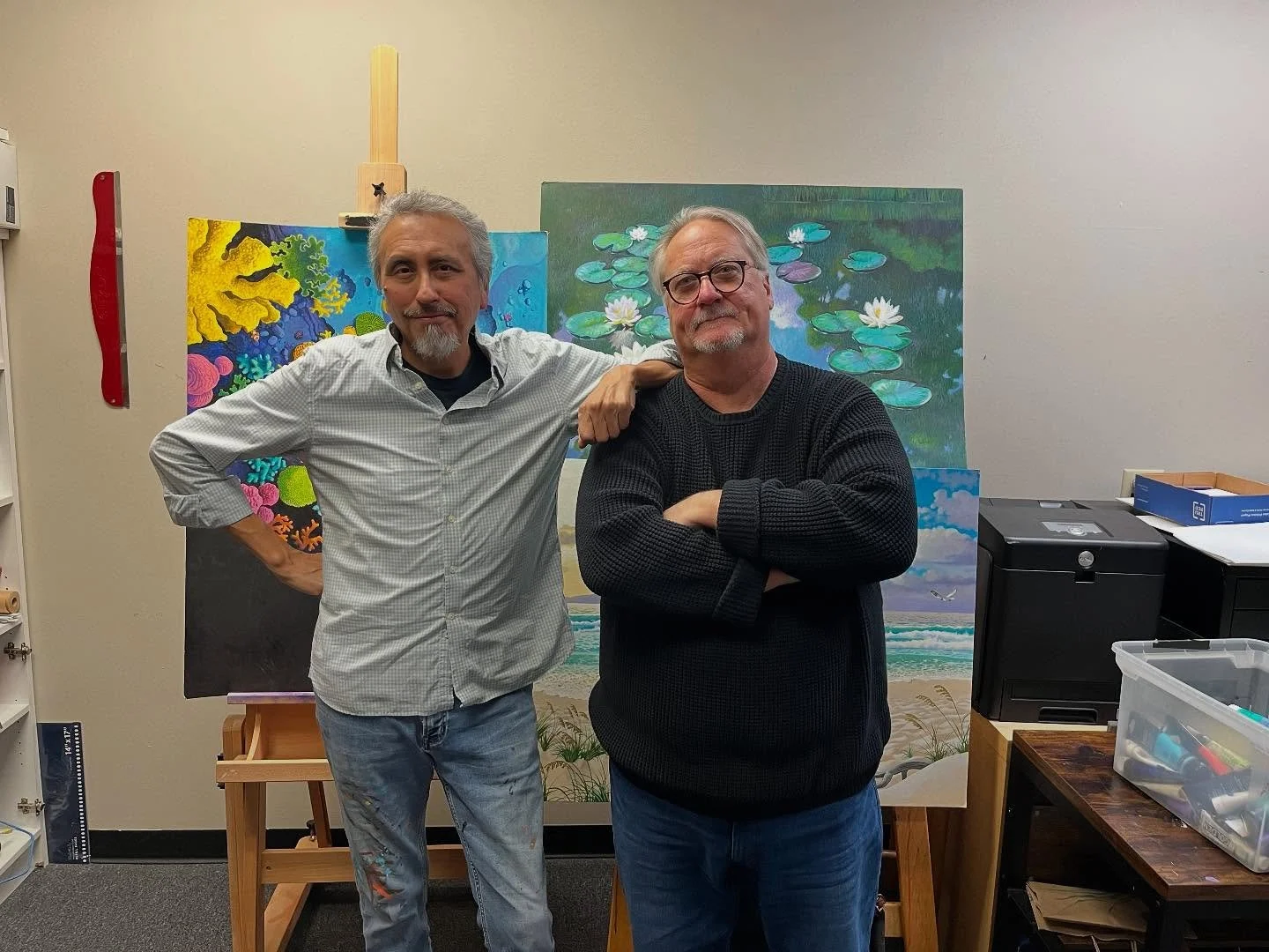 Inside the Studio: Where Imagination Meets Precision
Mark Sullivan and Ernie Pacheco are the creative force behind Character Farms&rsquo; transformative designs. Every project is hand-illustrated, digitally refined, and crafted with purpose. Mark lea