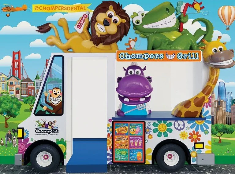 From blueprint to bright smiles, the Chompers Grill is officially open for business. #characterfarms