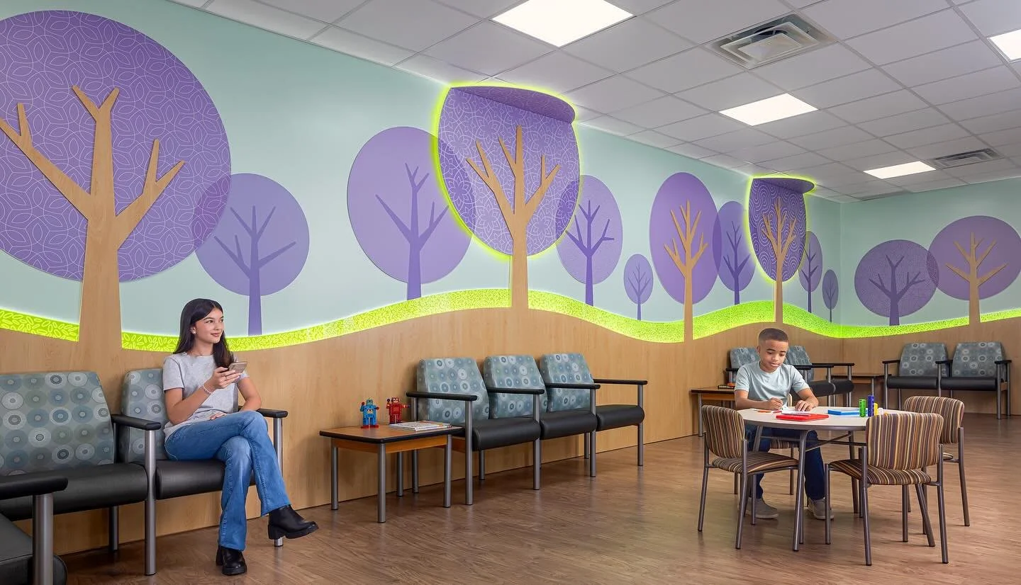A much calmer waiting experience for patients, parents, and anyone who has ever wished the waiting room felt less like waiting! #characterfarms