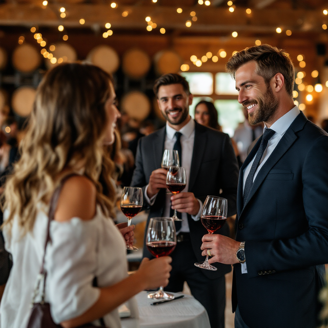 Business Networking Over Wine Degustation-Winery ABAVAS