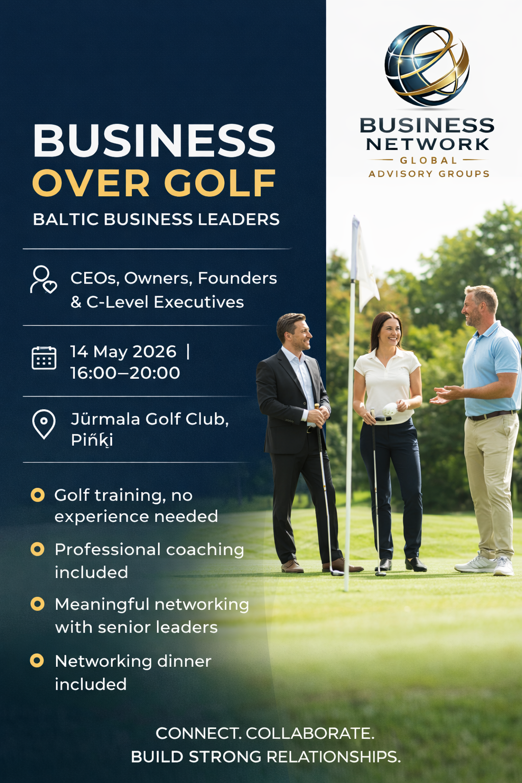 Business Over Playing Golf by Business Advisory Group Amber