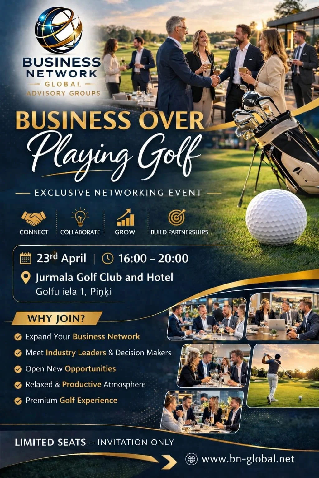 Business Over Playing Golf by BNG-Business Advisory  Golf Group 