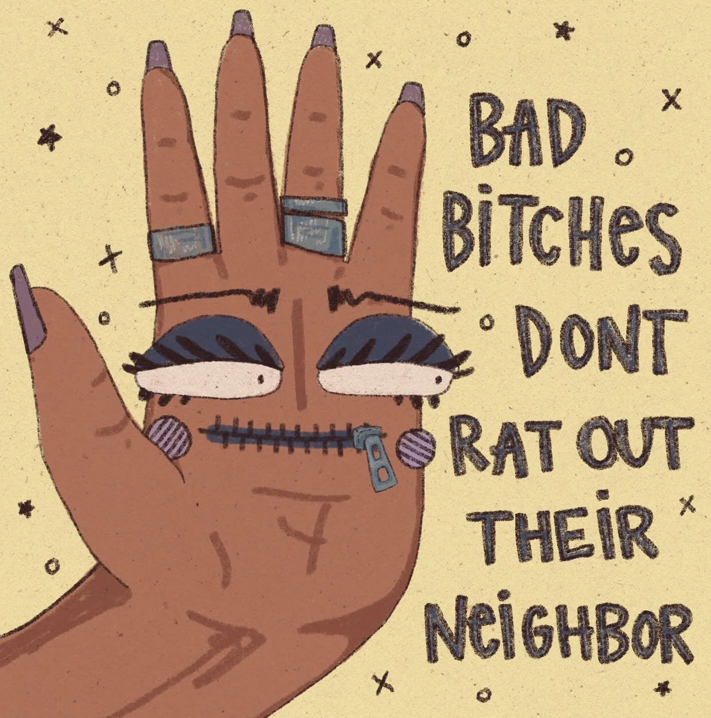 bad b*tches support their neighbor and community 😤