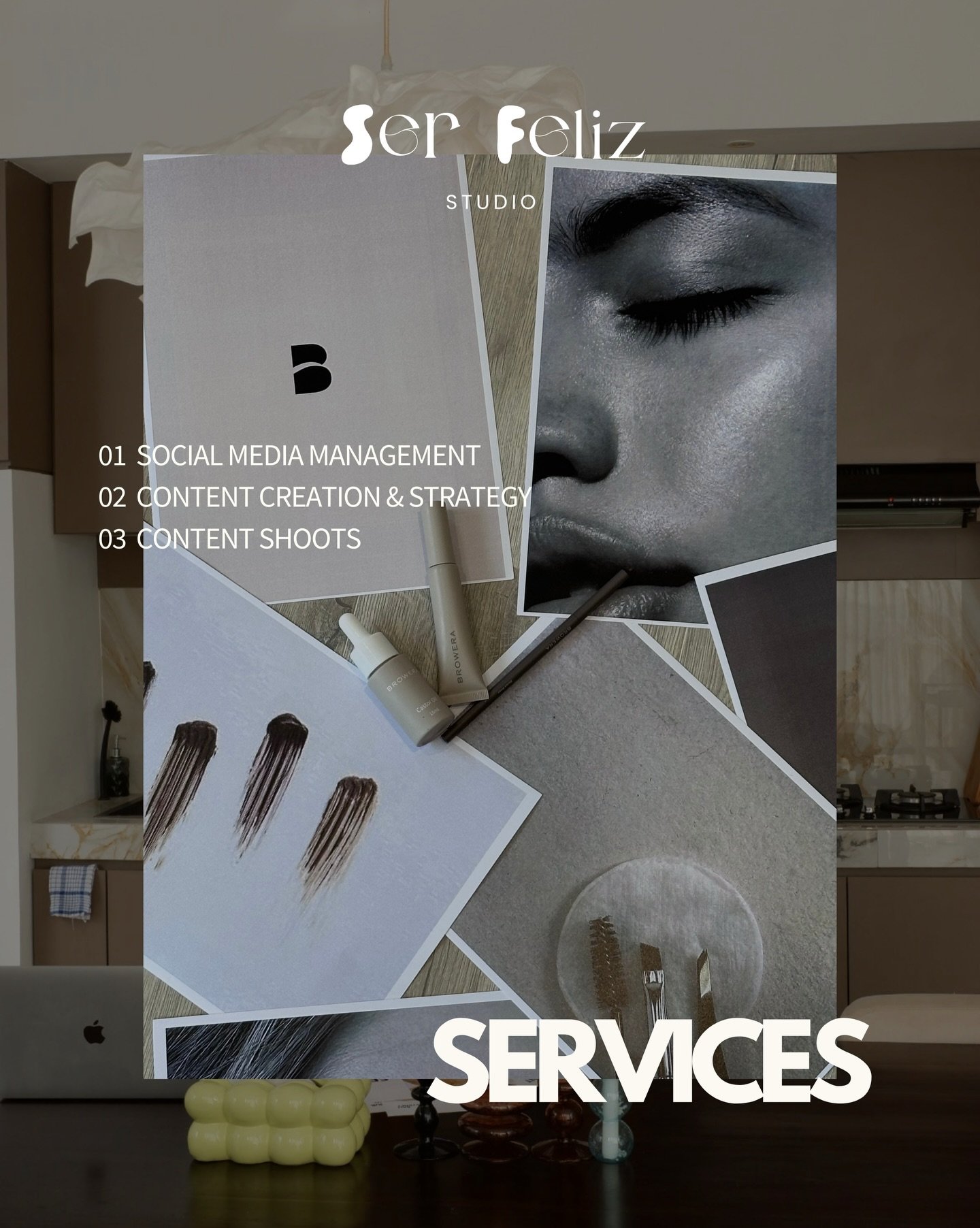 Your content should connect, not just exist online.

At Ser Feliz Studio, we blend strategy, creativity, and aesthetics to create content that feels intentional, on-brand, and built to convert.

From full social media management to content creation a