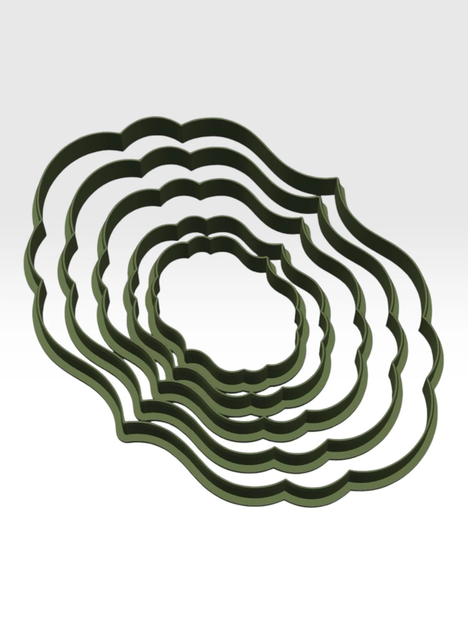 Decorative Rectangular Clay Cutter Set