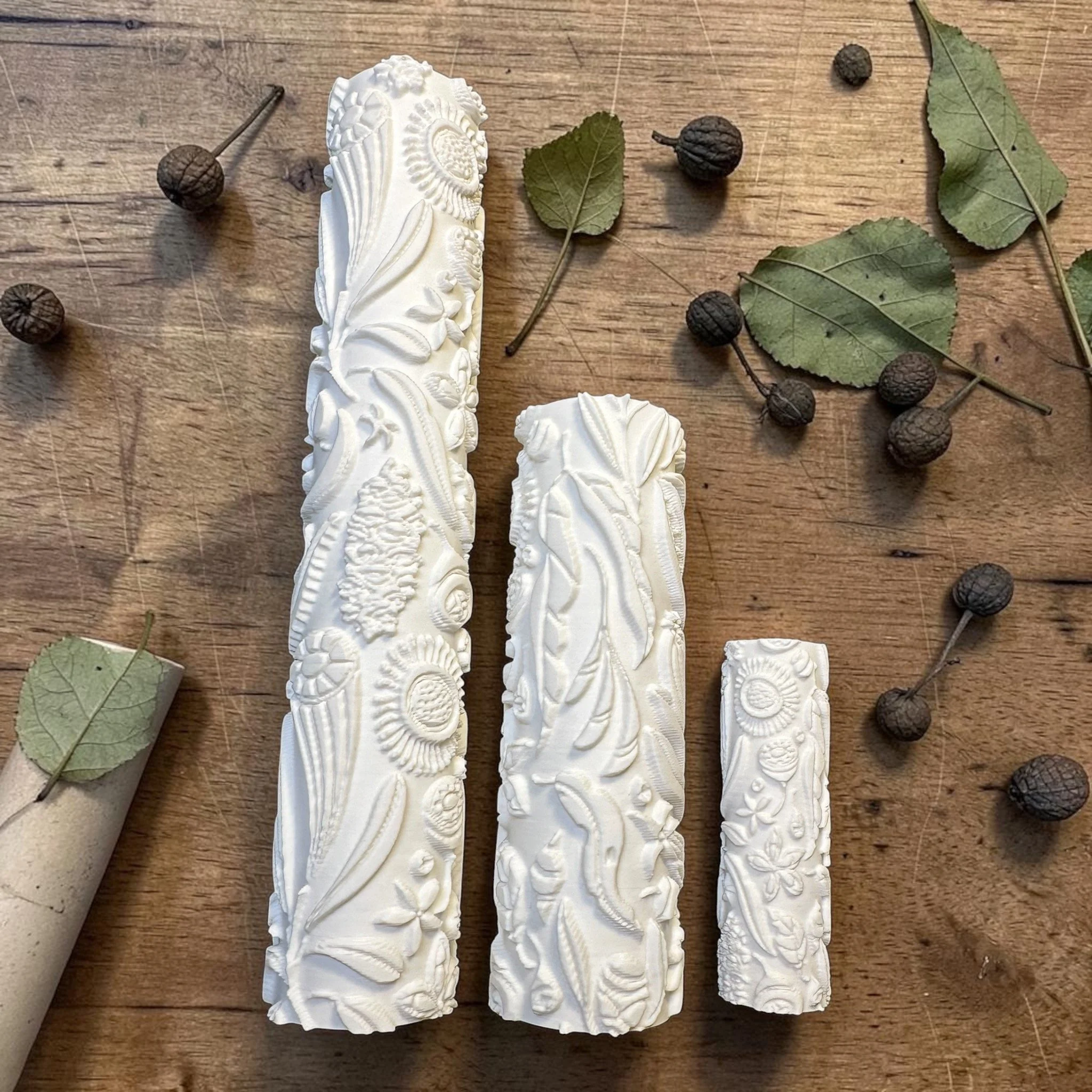 Australian Bush Flora Textured Roller A (Debossed/Sunken)