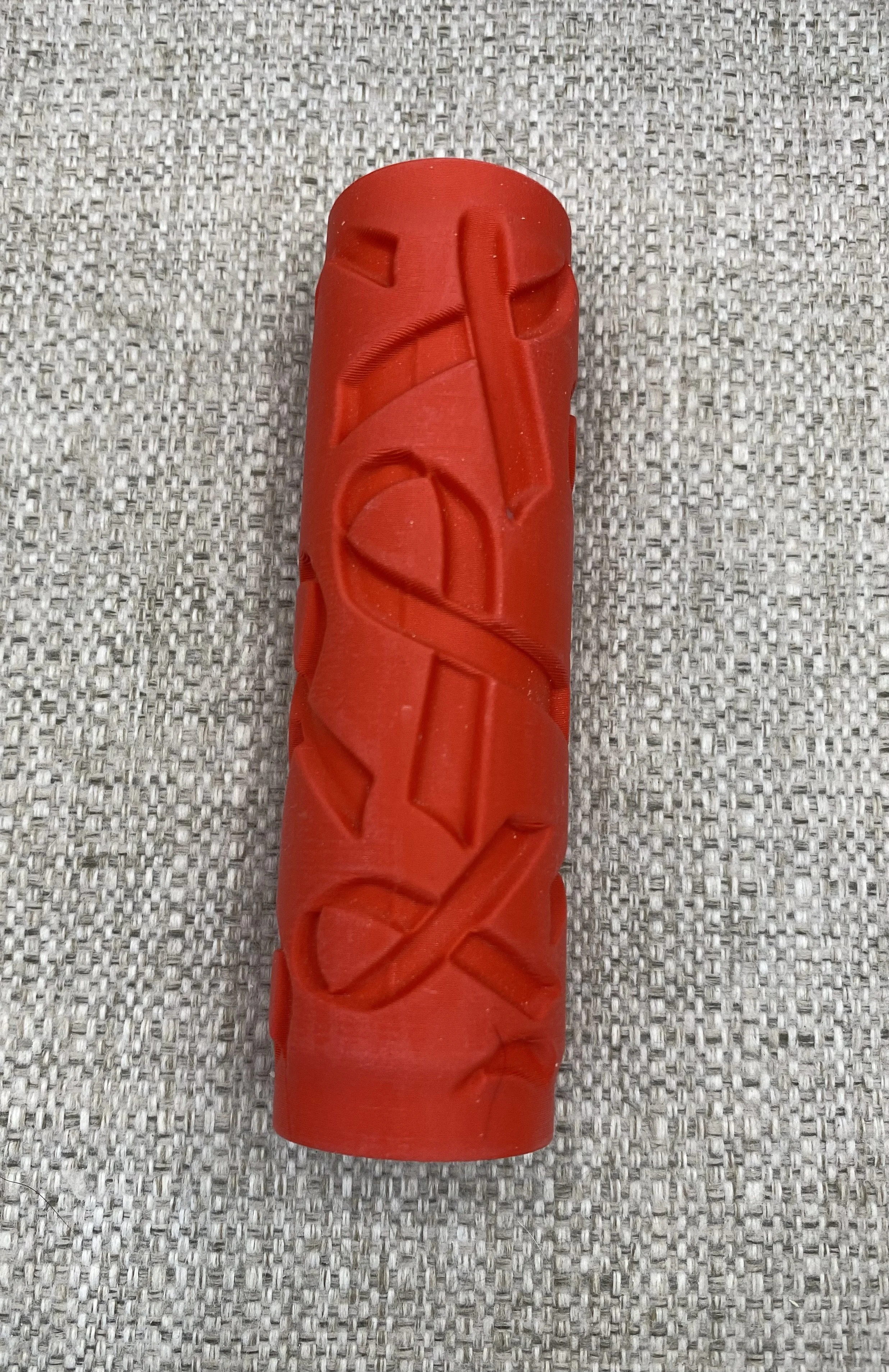 Cancer Awareness Large Ribbon 10cm Roller