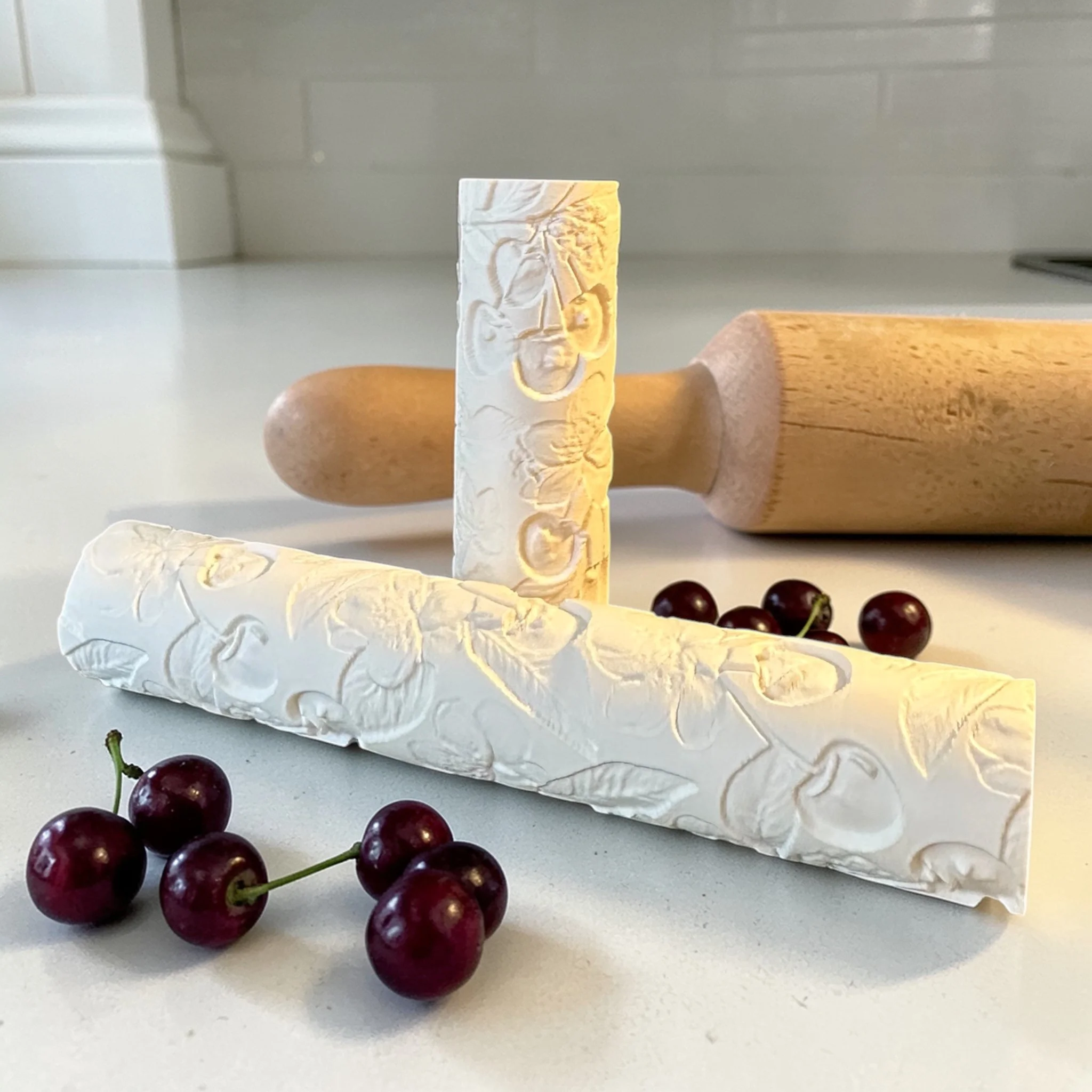 Cherries Textured Roller (Embossed/Raised)