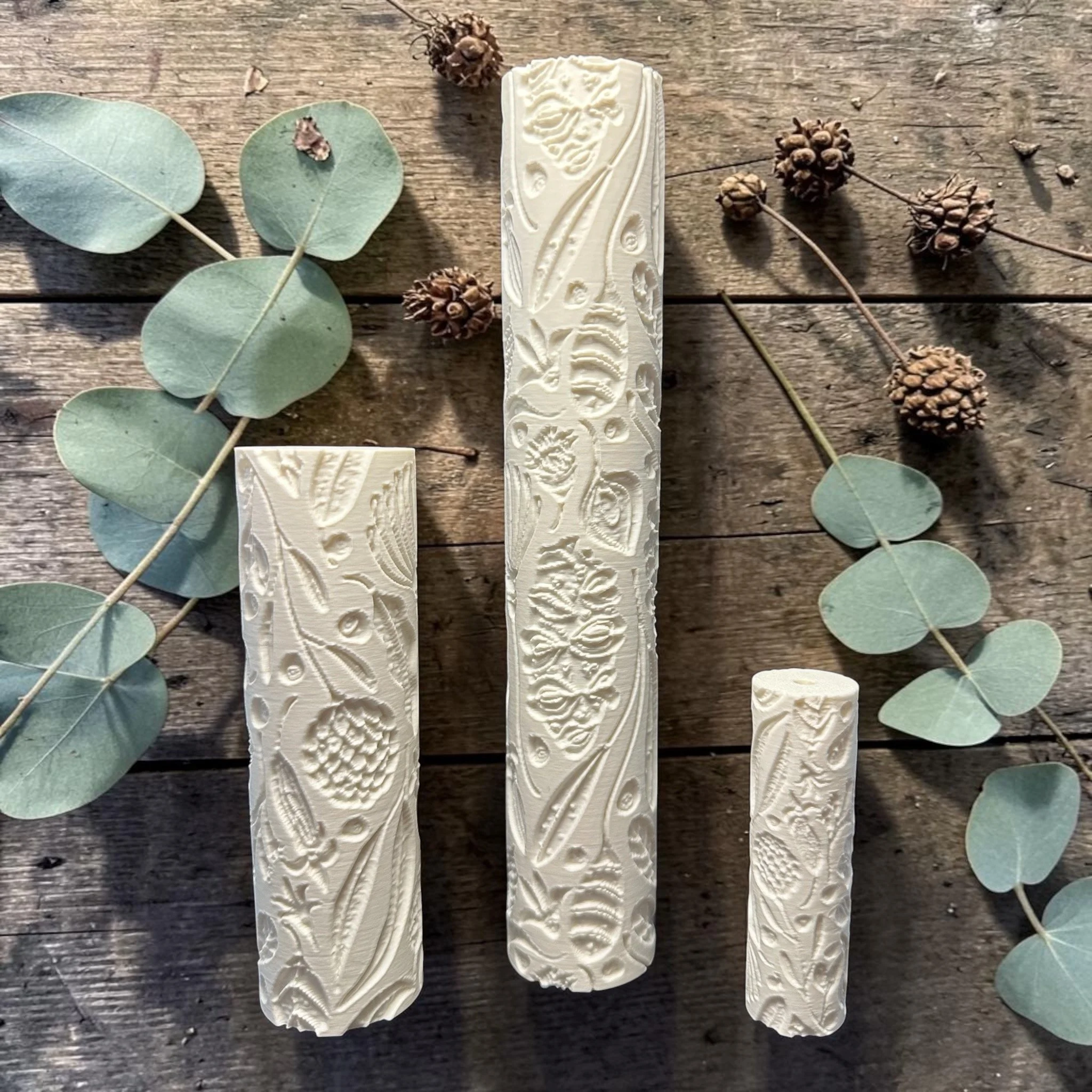 Australian Bush Flora Textured Roller B (Embossed/Raised)
