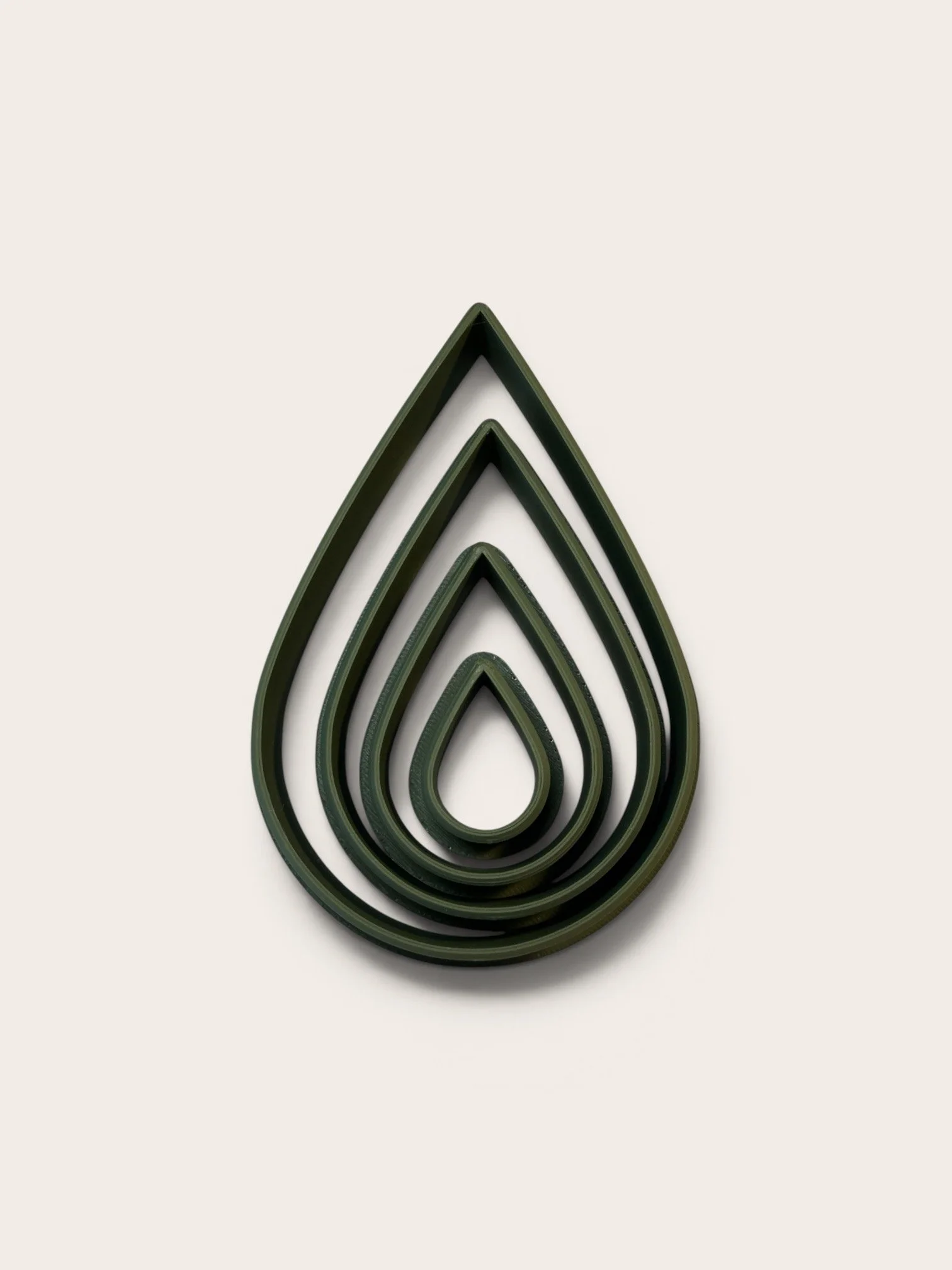 Teardrop Flower Petal Cutters