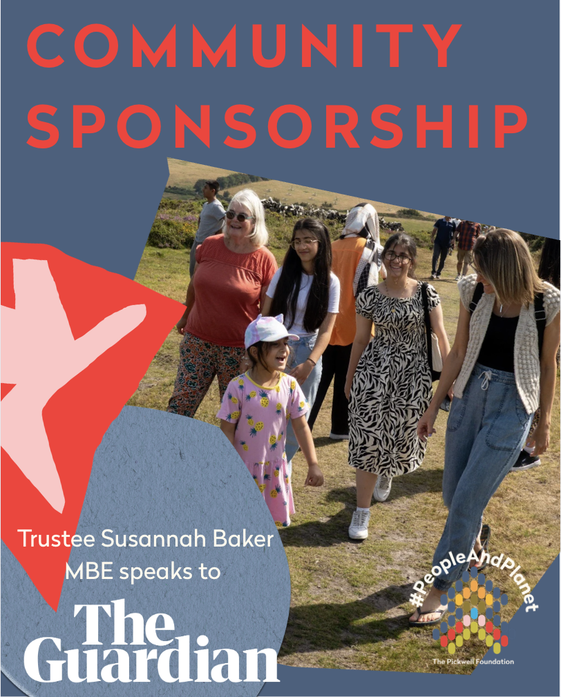 Trustee, Susannah Baker MBE discussing Community Sponsorship with the Guardian 