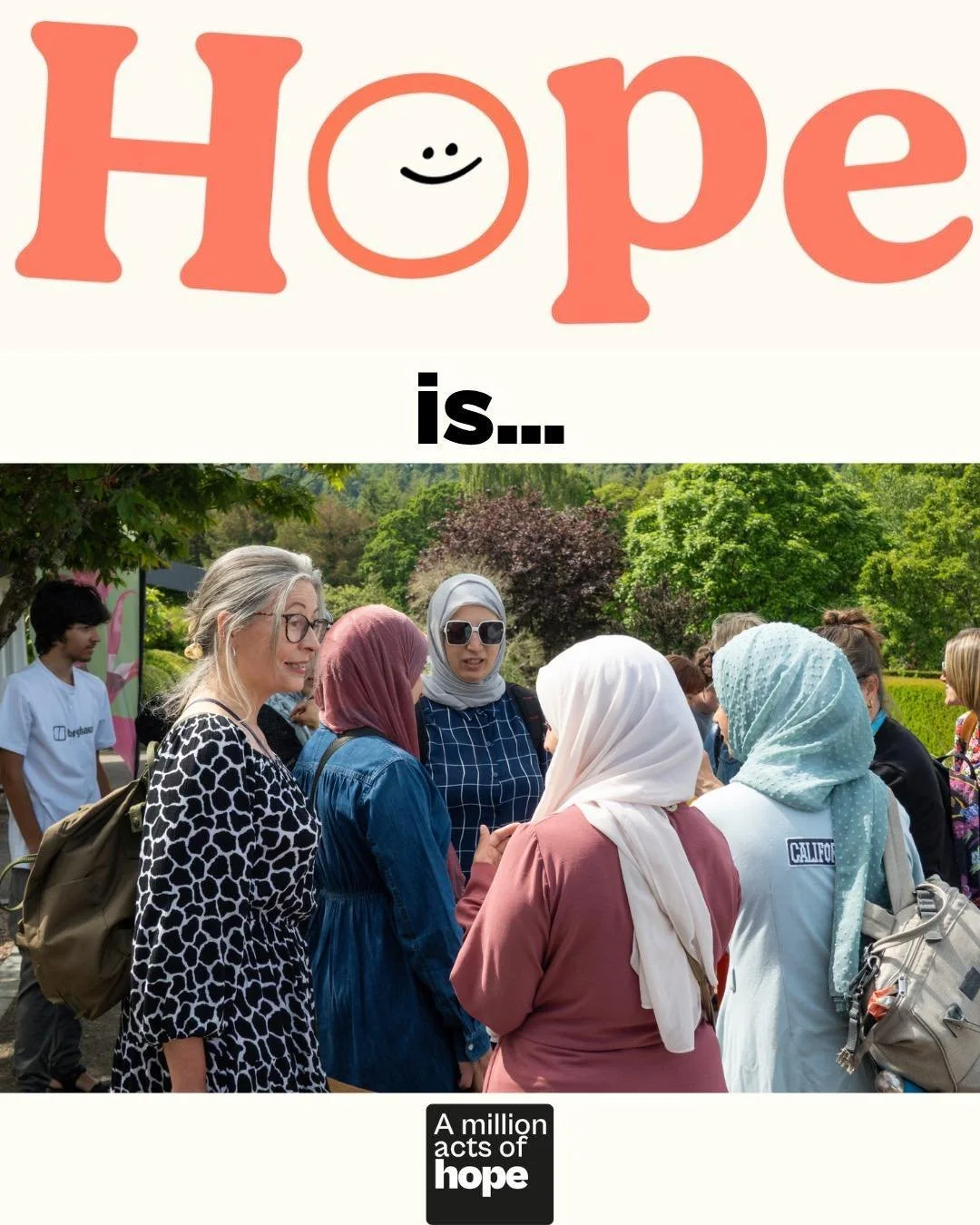 HOPE is&hellip;&hellip; The joy of coming together with new neighbours!

We love nothing more than days out with volunteers and new neighbours, exploring our community and the beautiful local landscapes together. 

Conversations flow and questions ar