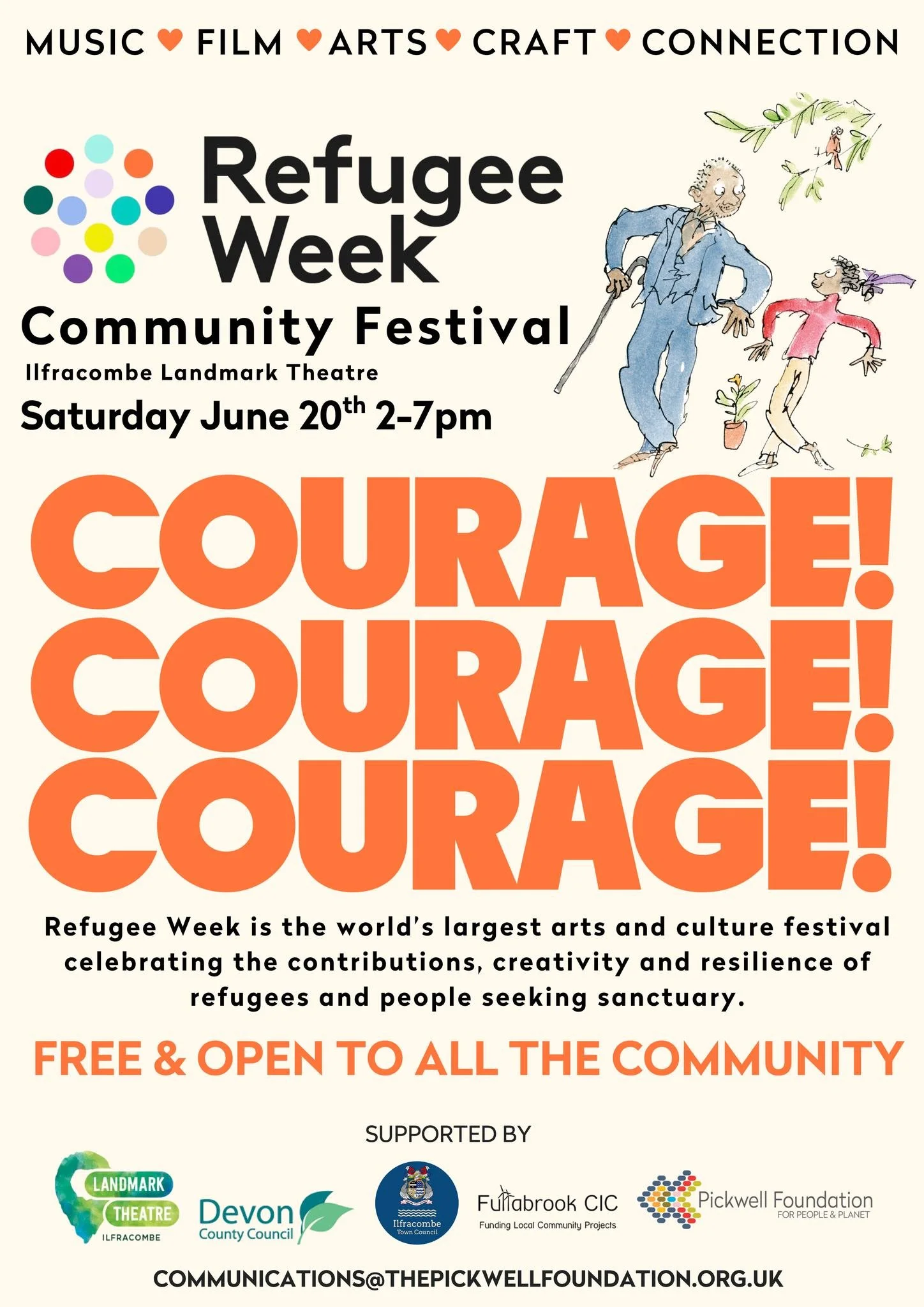 Who's coming? 

We have a great line up of performers, creative workshops, films, poetry and art contributions from local schools......Plus face painting, henna and some DELICIOUS Cultural food to try!

Head down to The Landmark on Saturday 20th June