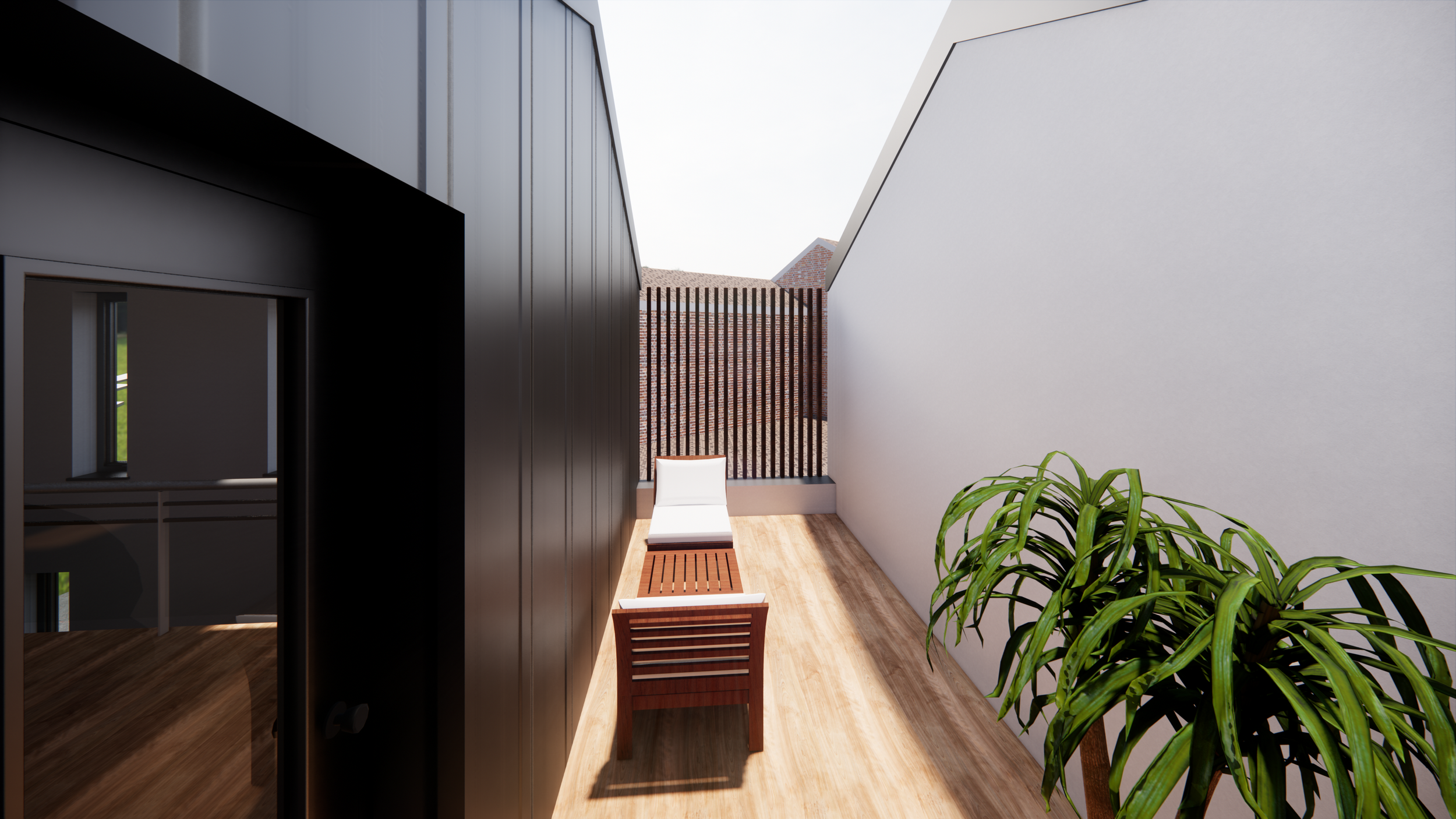 18 Cape Street External View - Industrial Conversion - Garden Space