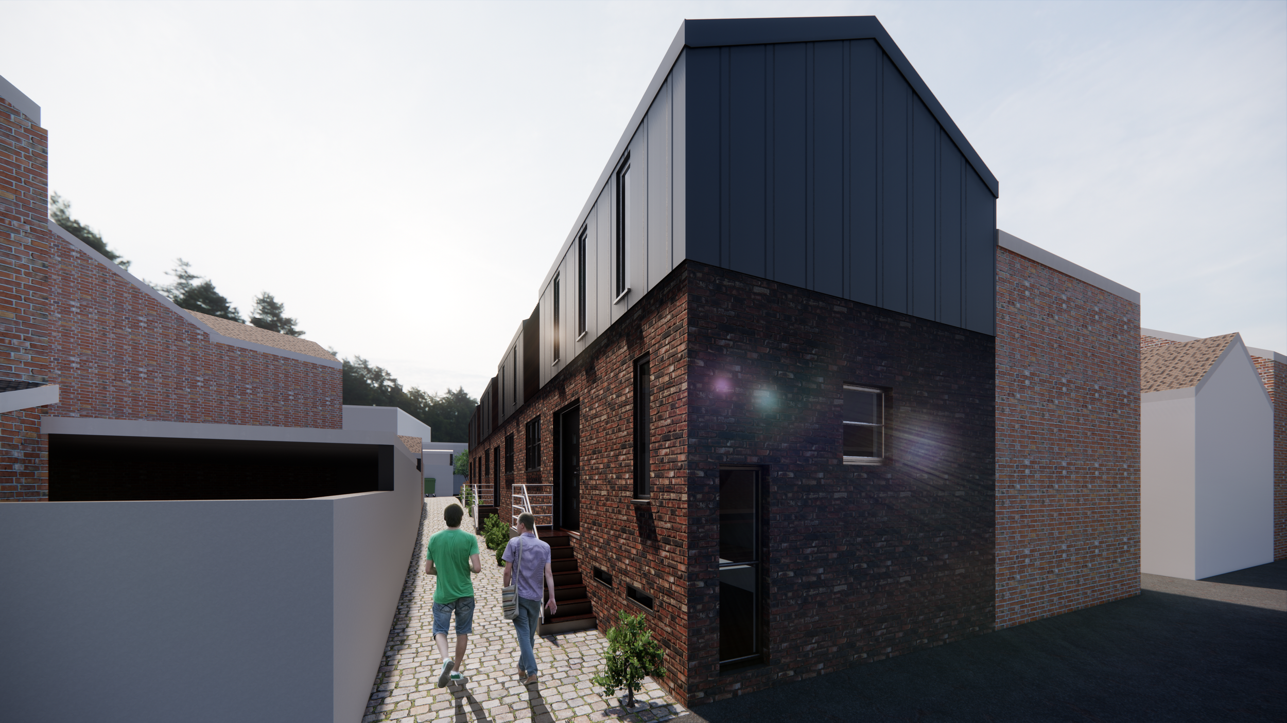 18 Cape Street External View - Industrial Conversion - Re-use