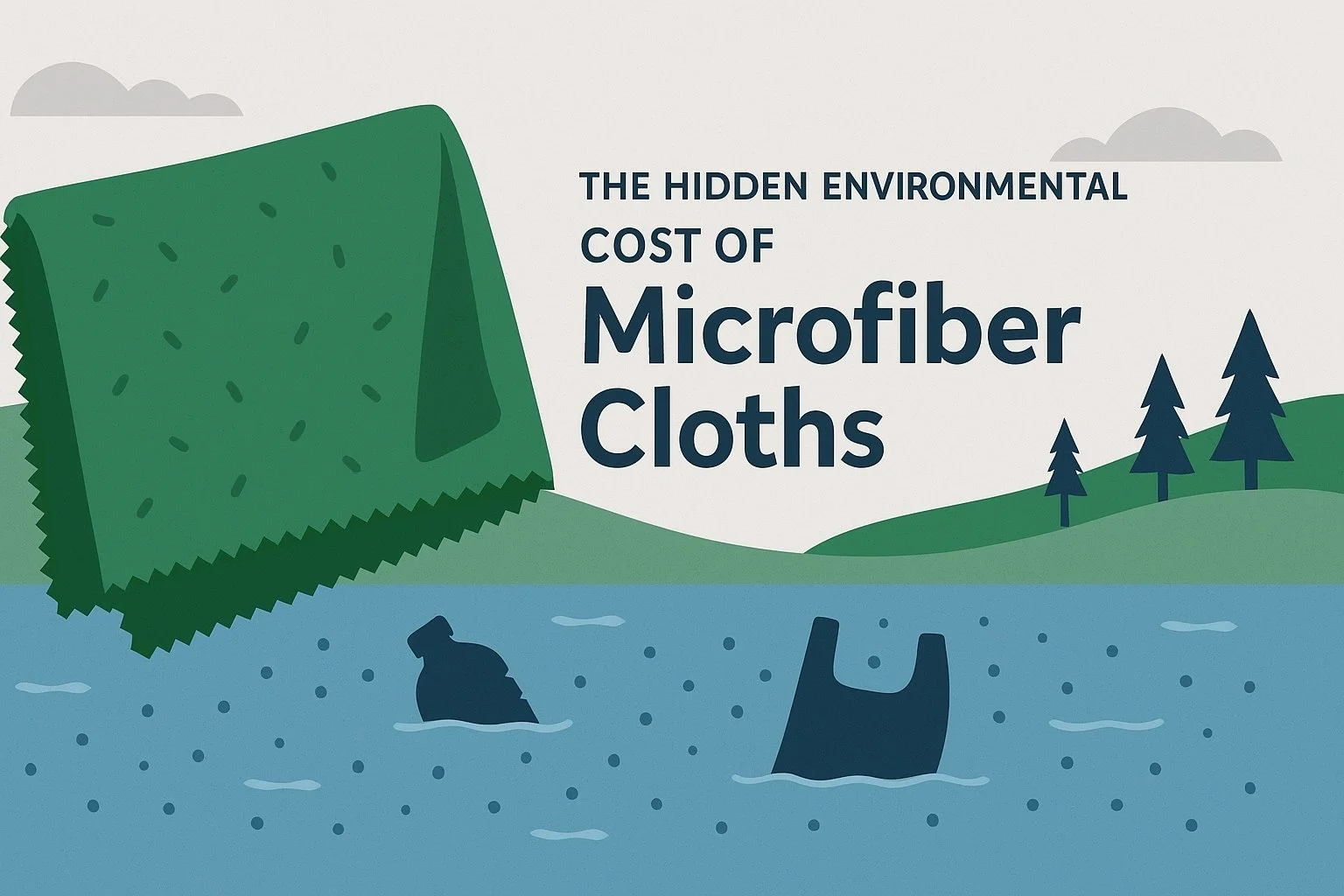 The environmental impact of microfibre cloths