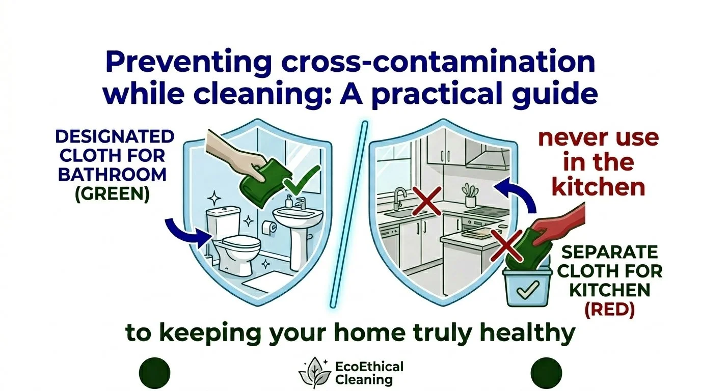 Preventing cross-contamination while cleaning: A practical guide to keeping your home truly healthy