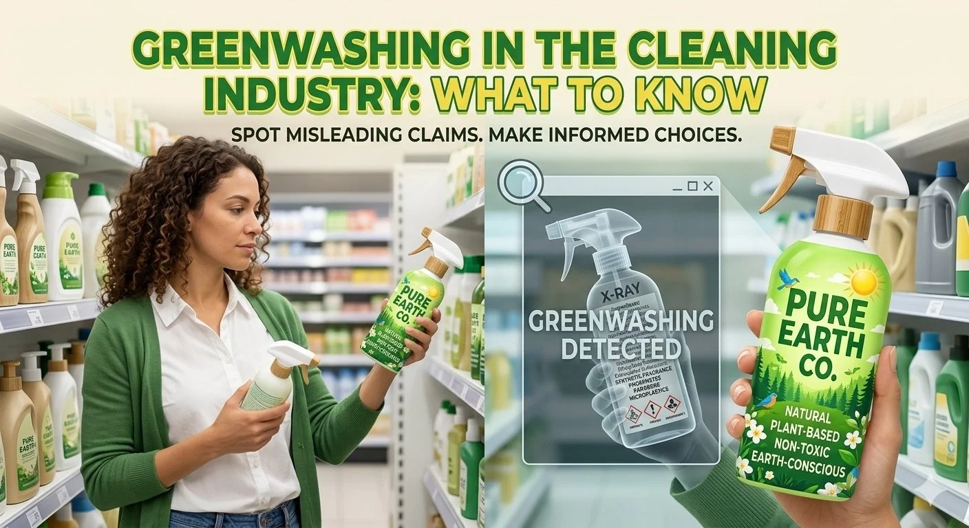 Greenwashing in the cleaning industry: what to know about this unethical practice